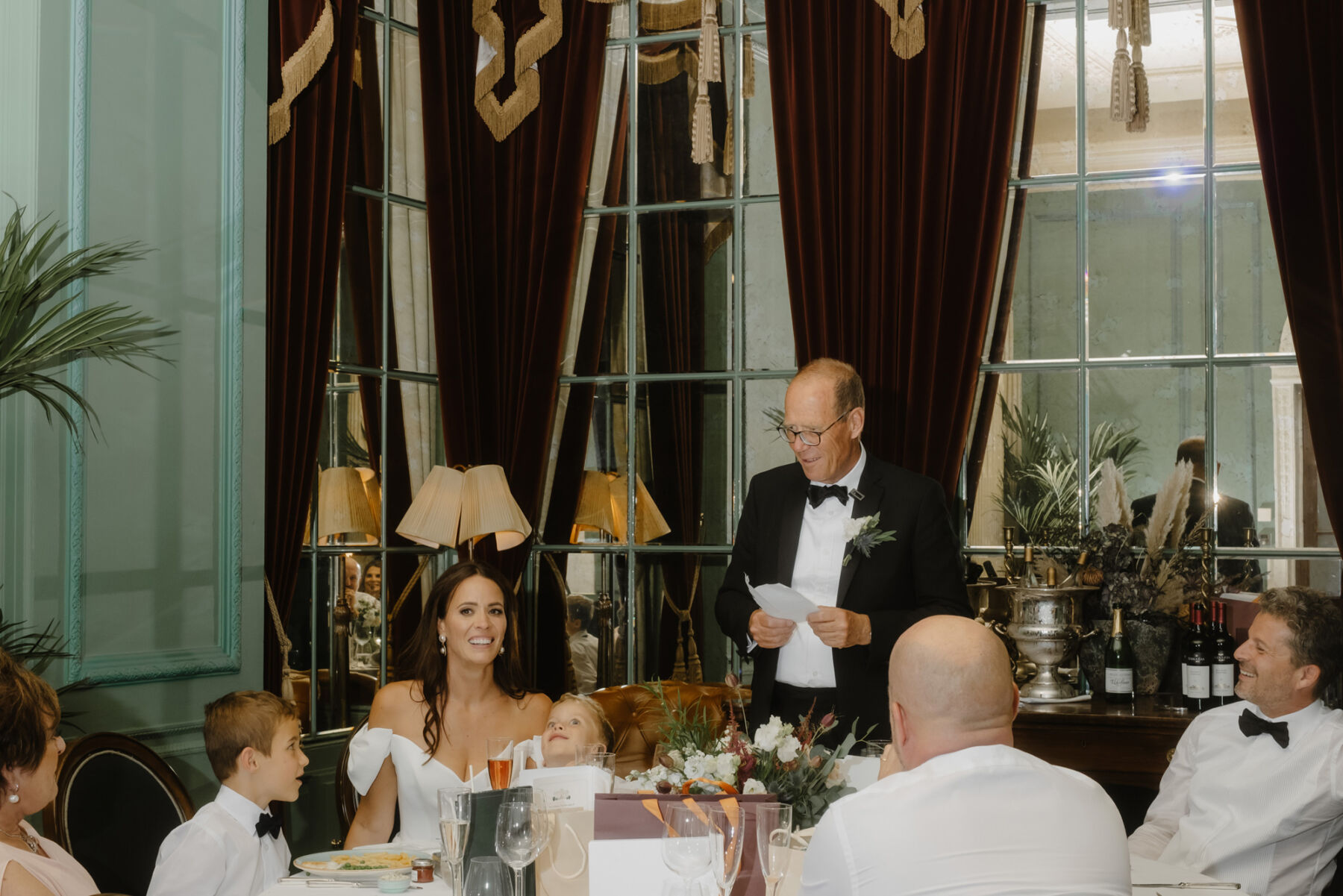 Jess in Suzanne Neville for her Black Tie Wedding at Gleneagles, Captured by Harper Scott Photography 32 116 Gleneagles Wedding Suzanne Neville Bridal Gown