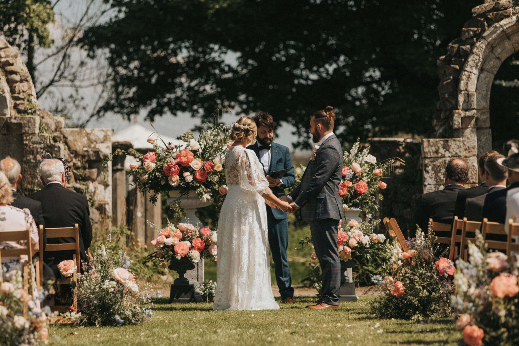 Anna and Chris's Enchanting Spring Wedding at Jervaulx Abbey With Pastel Flowers and a Savin London Dress 19 28 Jervaulx Abbey Wedding