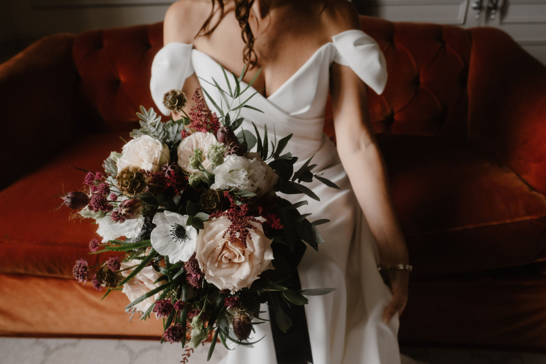 Jess in Suzanne Neville for her Black Tie Wedding at Gleneagles, Captured by Harper Scott Photography 13 37 Gleneagles Wedding Suzanne Neville Bridal Gown