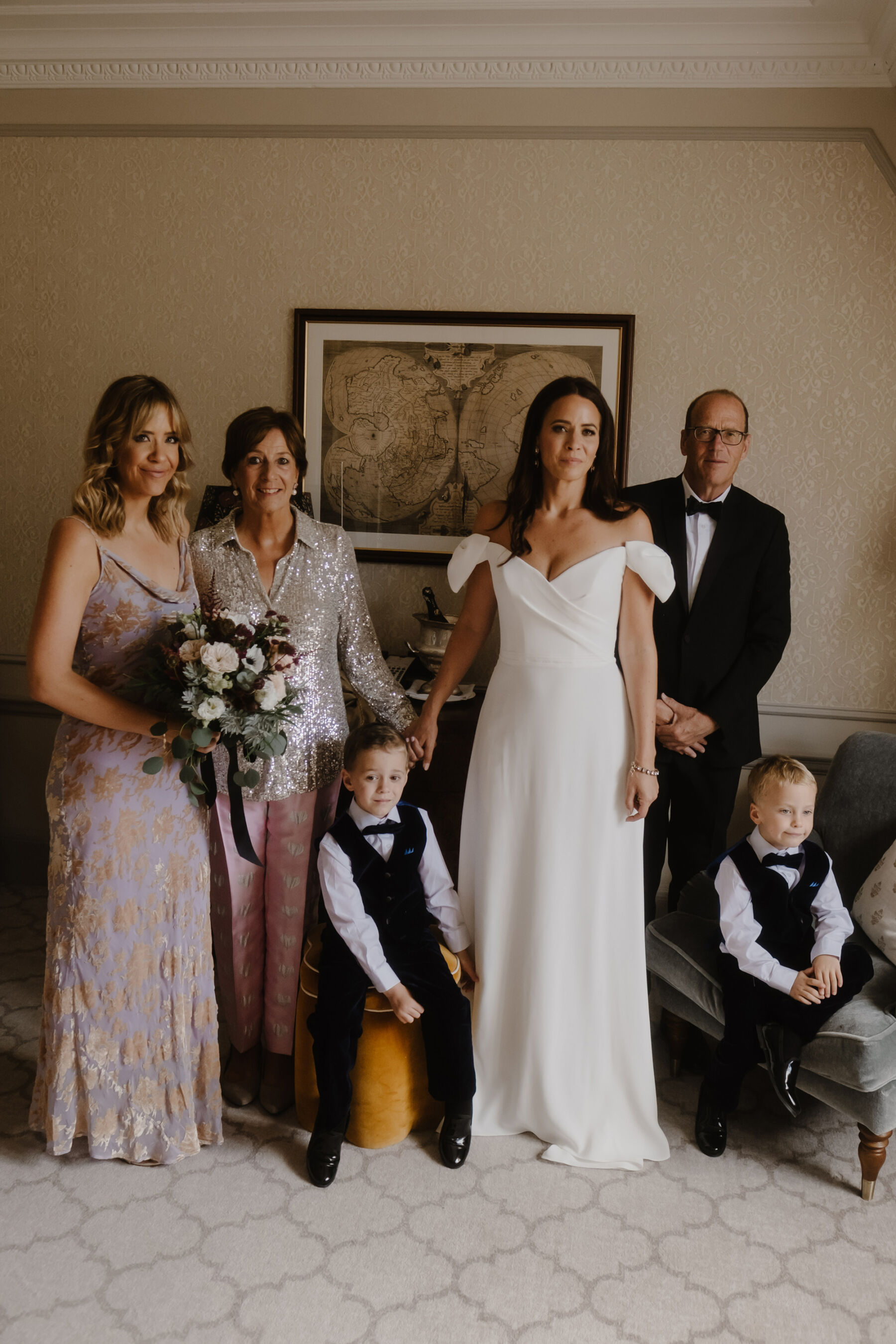 Jess in Suzanne Neville for her Black Tie Wedding at Gleneagles, Captured by Harper Scott Photography 9 39 Gleneagles Wedding Suzanne Neville Bridal Gown