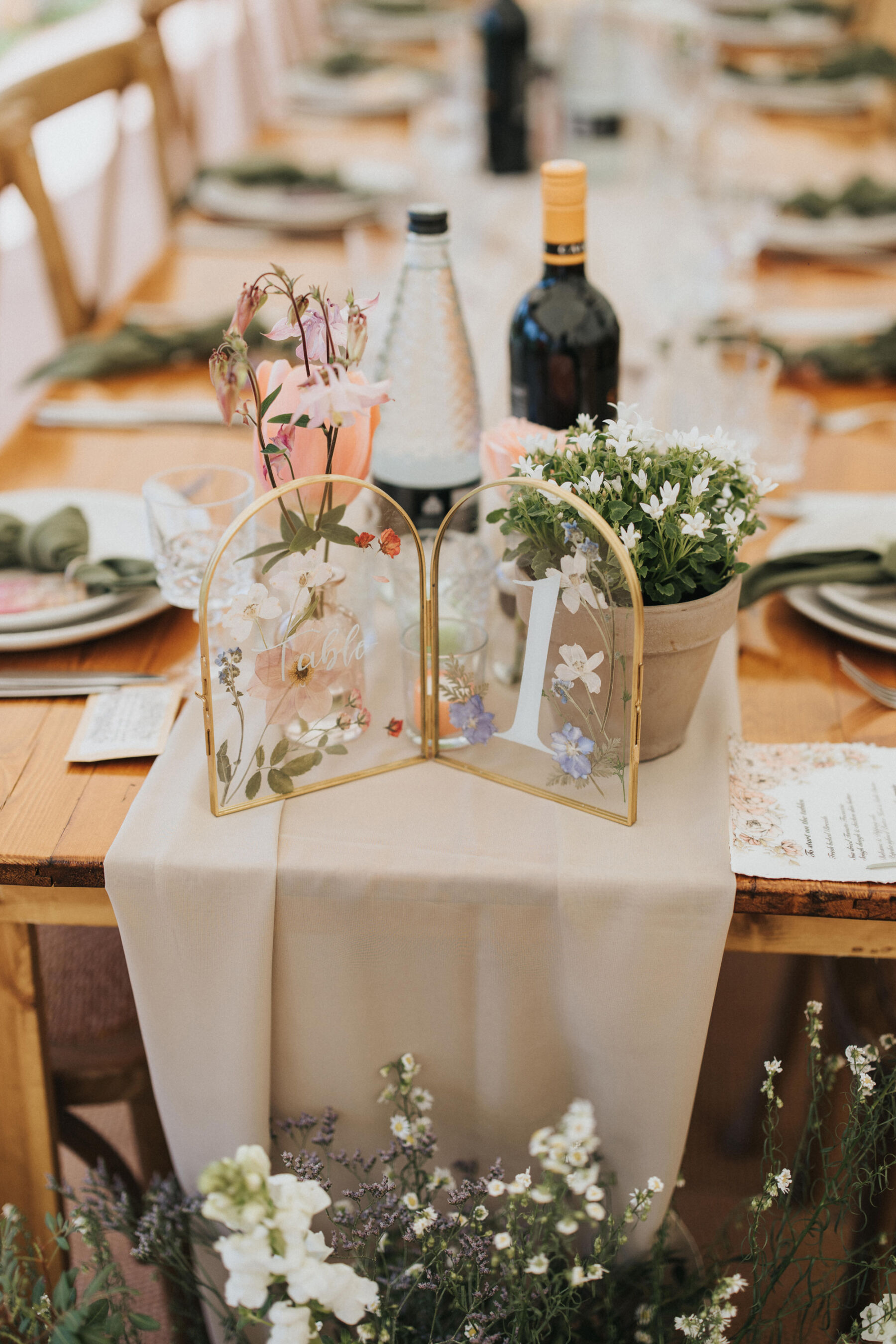 Anna and Chris's Enchanting Spring Wedding at Jervaulx Abbey With Pastel Flowers and a Savin London Dress 40 45 Jervaulx Abbey Wedding 1