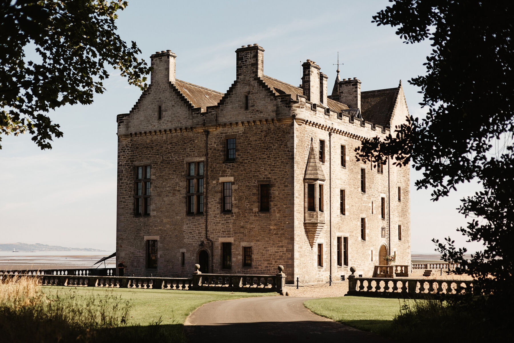 Emma Wore Sassi Holford for her Elegant Autumn Wedding at Barnbougle Castle in Scotland 12 12 Barnbougle Castle wedding Sassi Holford Bride