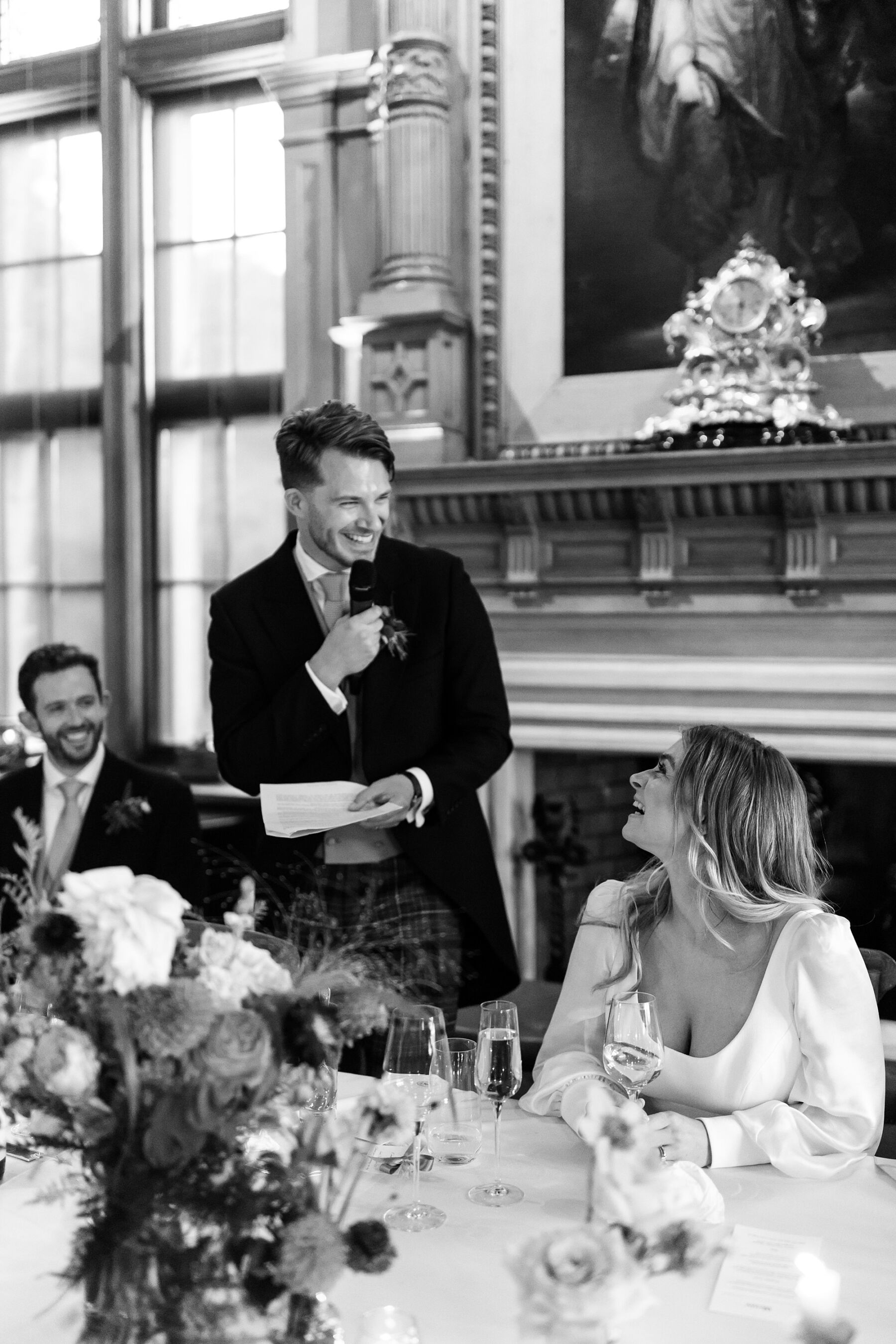 Emma Wore Sassi Holford for her Elegant Autumn Wedding at Barnbougle Castle in Scotland 45 129 Barnbougle Castle wedding Sassi Holford Bride