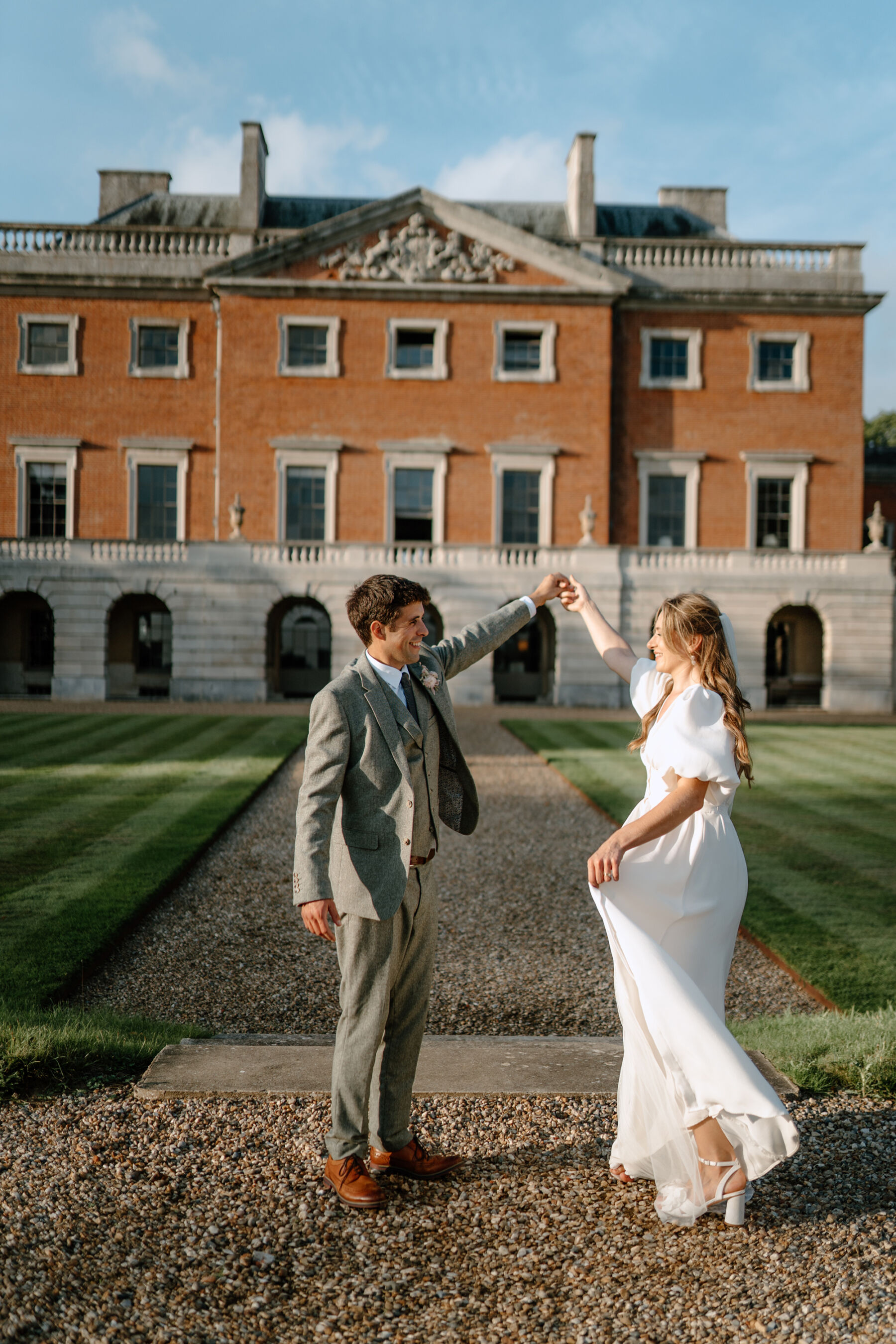 Emily Made Her Own Dress for Her September Wedding Blessing at Wolterton Hall in Norfolk 61 185 Wolterton Hall
