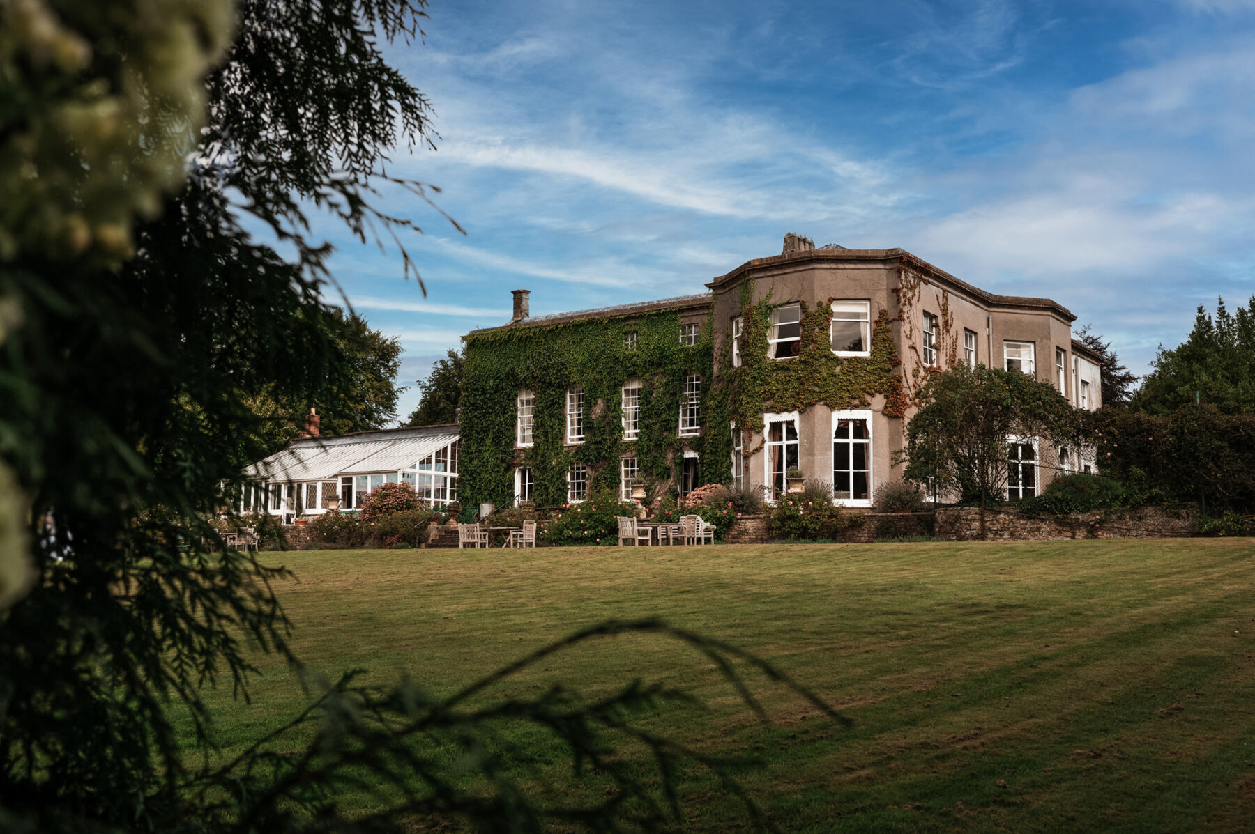 A Huge Bow, Mini Dress & Feathers & Lots of Effortless Glamour & Fun for Ellie & Fred's Country House Wedding at Pennard House in Somerset 14 2 Pennard House Wedding Kate Edmondson Bridal dress