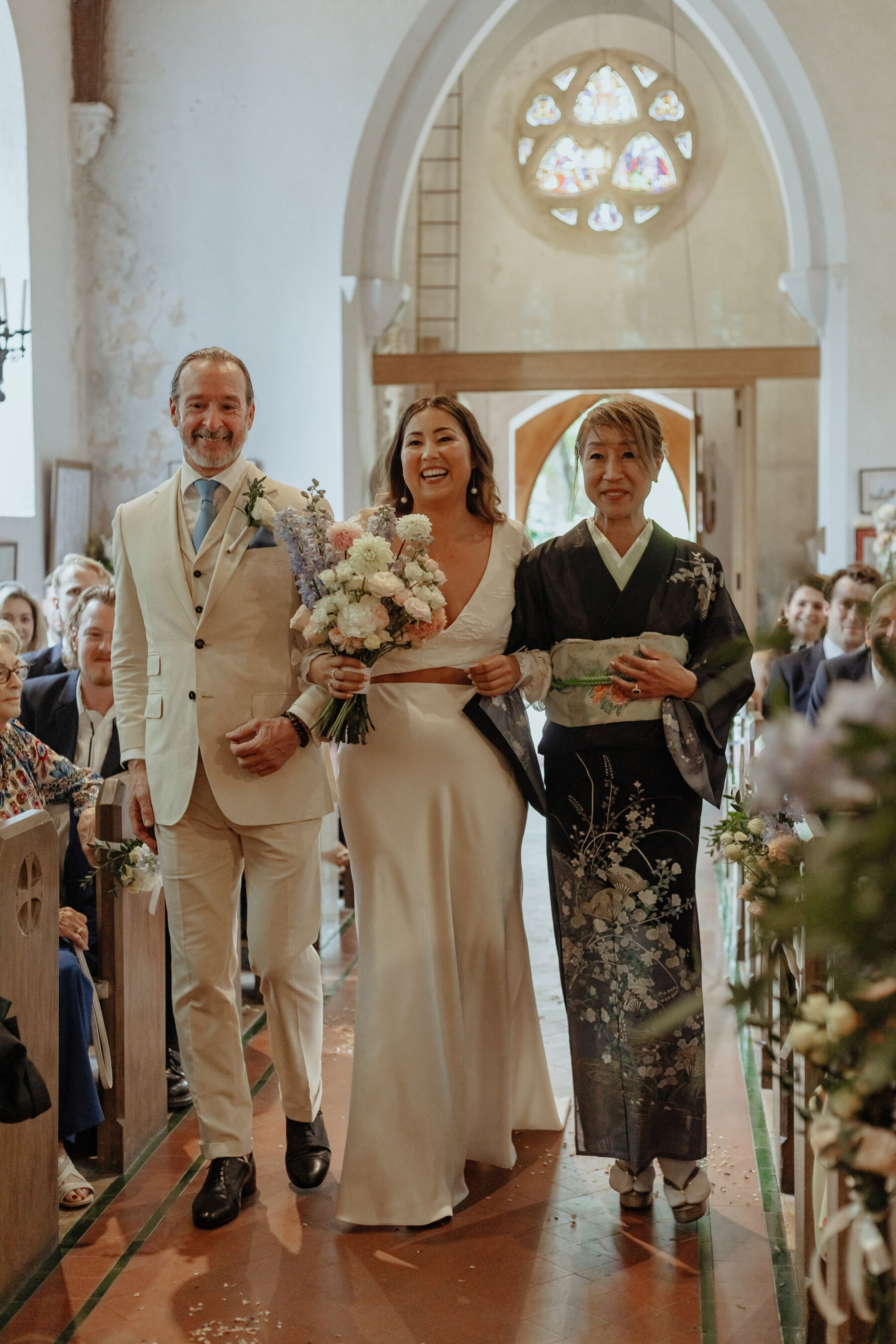 Nicole in Prea James Bridal for her Charming English Country Wedding at Newtimber Place in West Sussex 16 289 Prea James Bride Newtimber Place Wedding