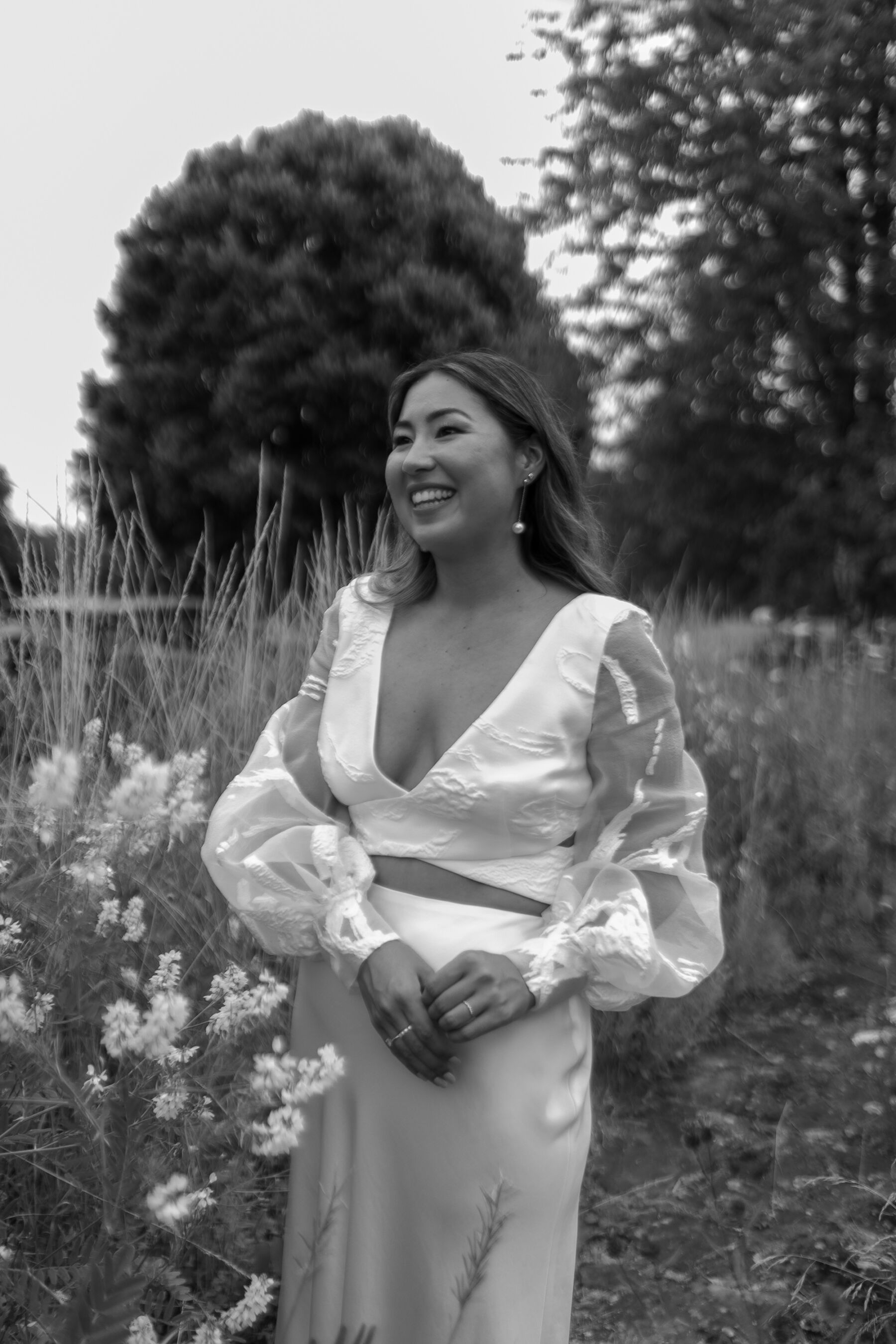 Nicole in Prea James Bridal for her Charming English Country Wedding at Newtimber Place in West Sussex 10 338 Prea James Bride Newtimber Place Wedding