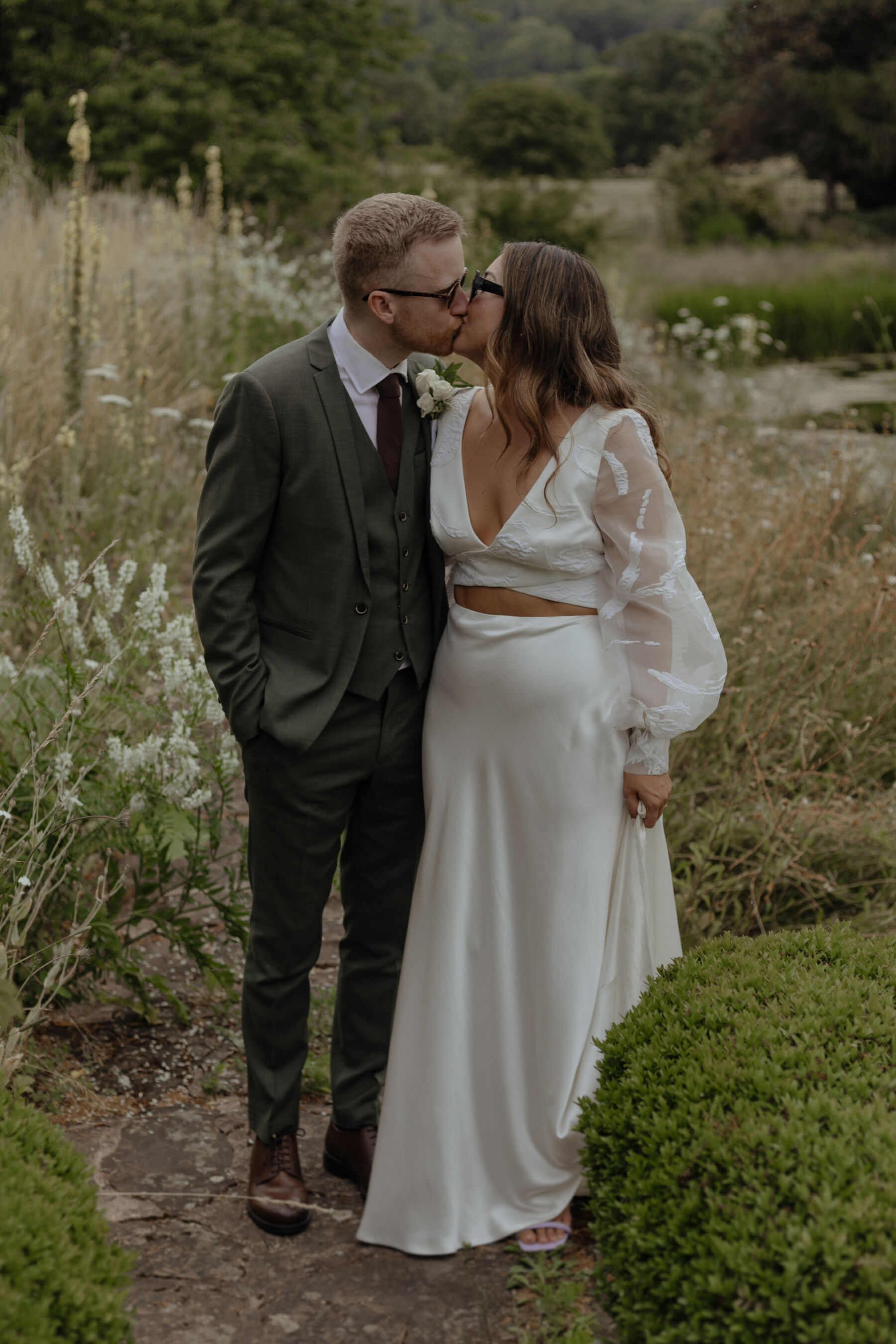 Nicole in Prea James Bridal for her Charming English Country Wedding at Newtimber Place in West Sussex 5 343 Prea James Bride Newtimber Place Wedding