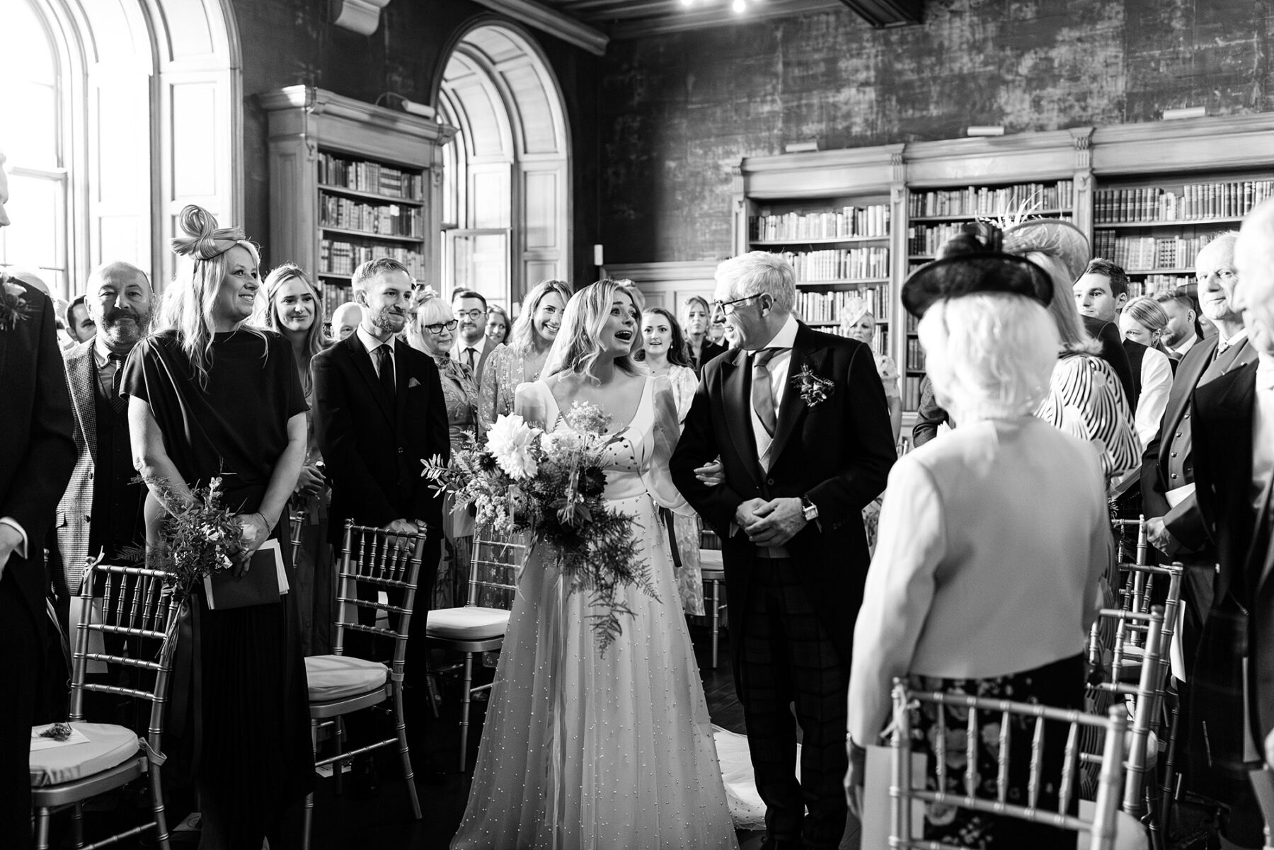 Emma Wore Sassi Holford for her Elegant Autumn Wedding at Barnbougle Castle in Scotland 26 66 Barnbougle Castle wedding Sassi Holford Bride