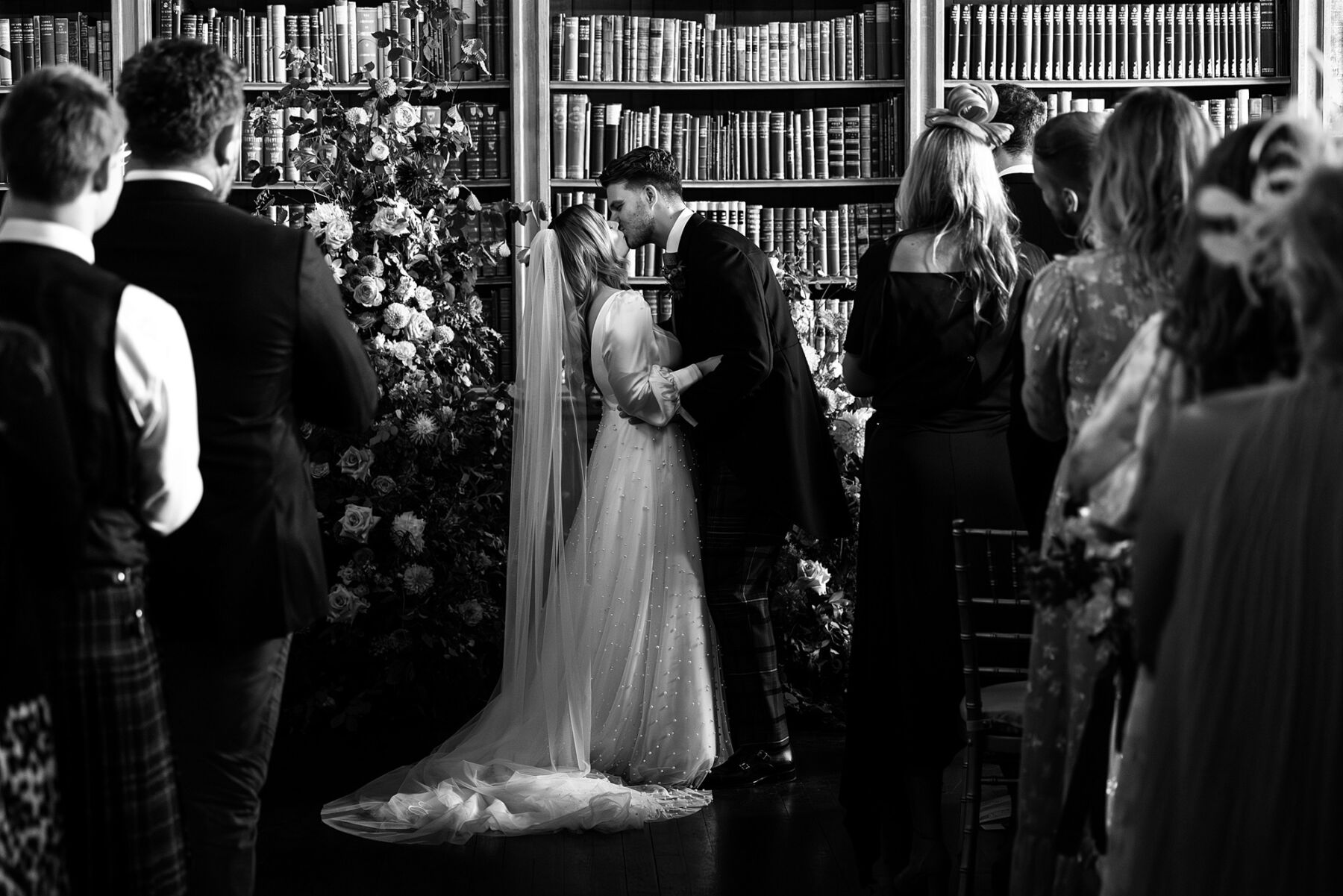 Emma Wore Sassi Holford for her Elegant Autumn Wedding at Barnbougle Castle in Scotland 31 72 Barnbougle Castle wedding Sassi Holford Bride