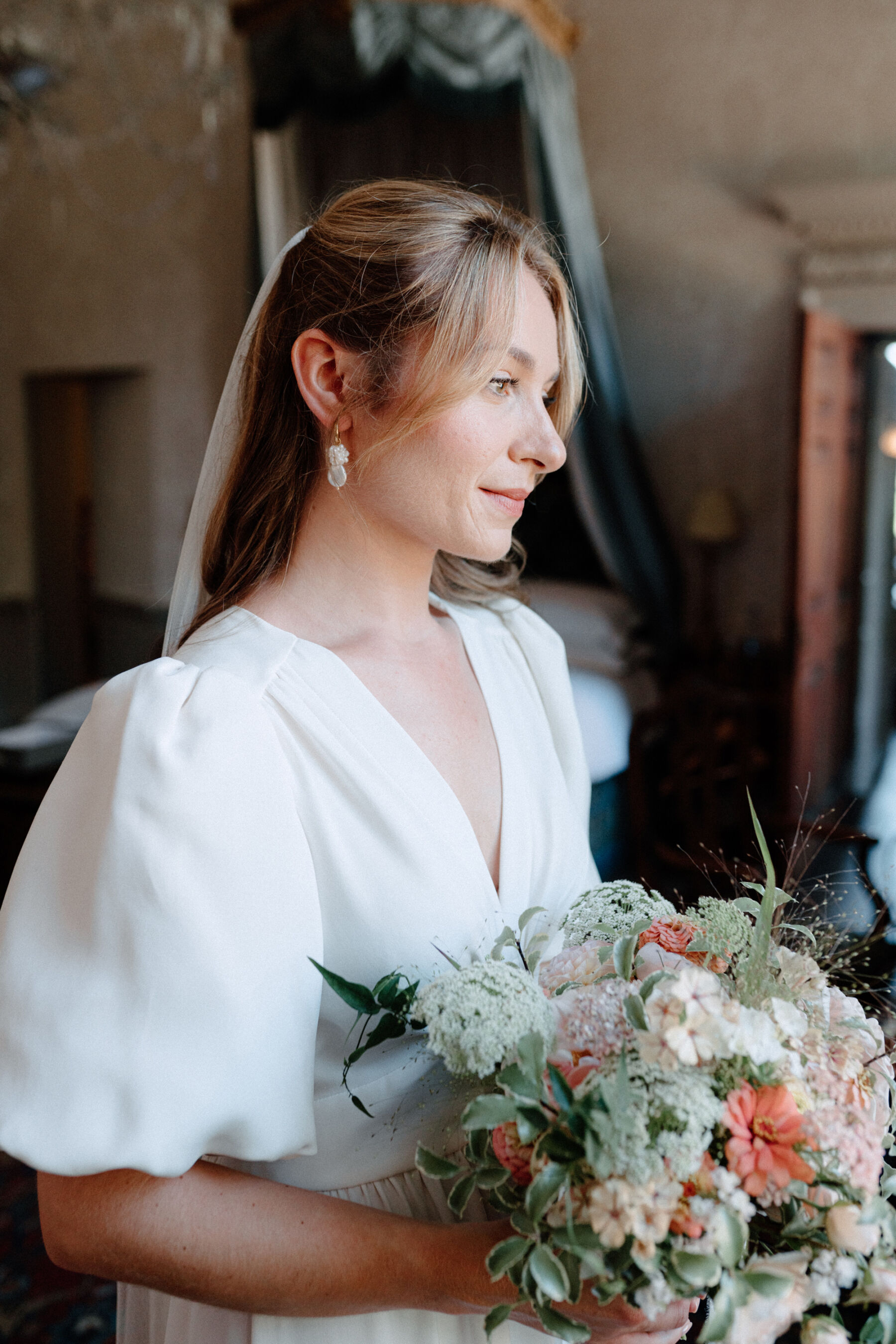 Emily Made Her Own Dress for Her September Wedding Blessing at Wolterton Hall in Norfolk 22 99 Wolterton Hall