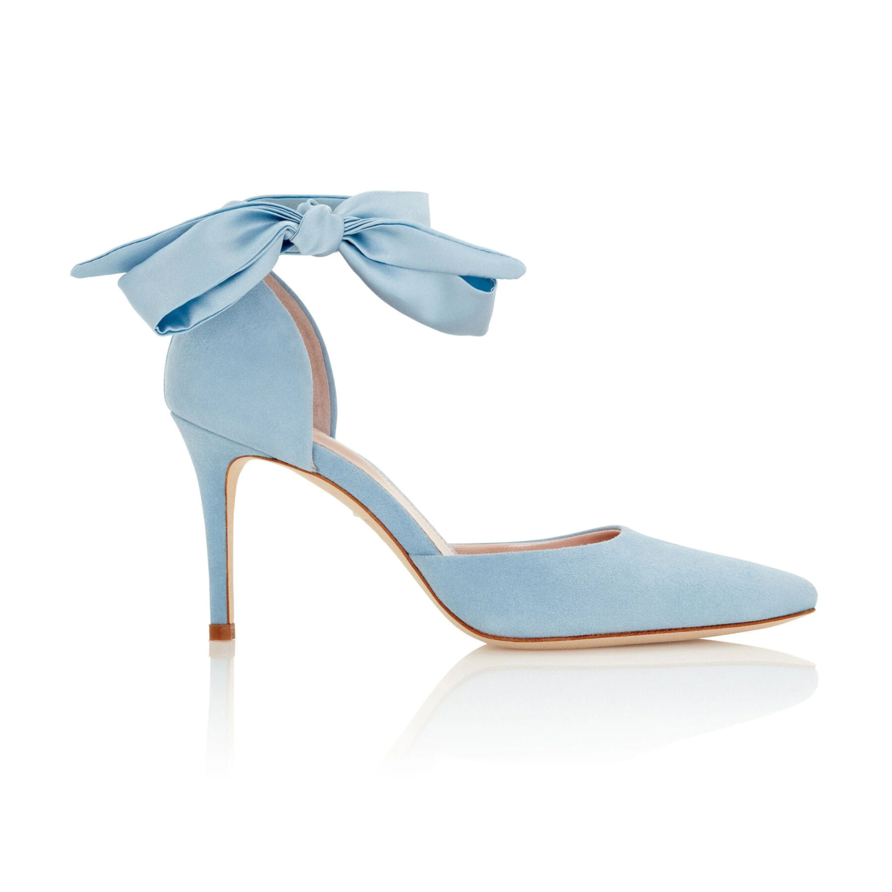 Pale blue wedding shoes by Emmy London
