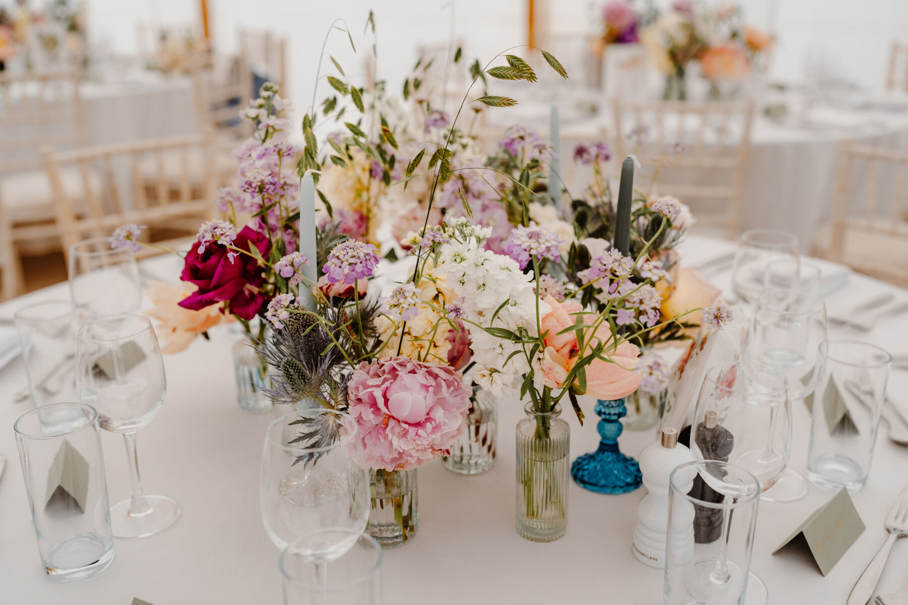 Kirsty, in a Floral Bridal Gown by Josephine Scott London For Her Flower-Filled Marquee Wedding at The Hoo in Rural Hertfordshire 47 Kirsty Jack 5Wedding Breakfast Speeches 14