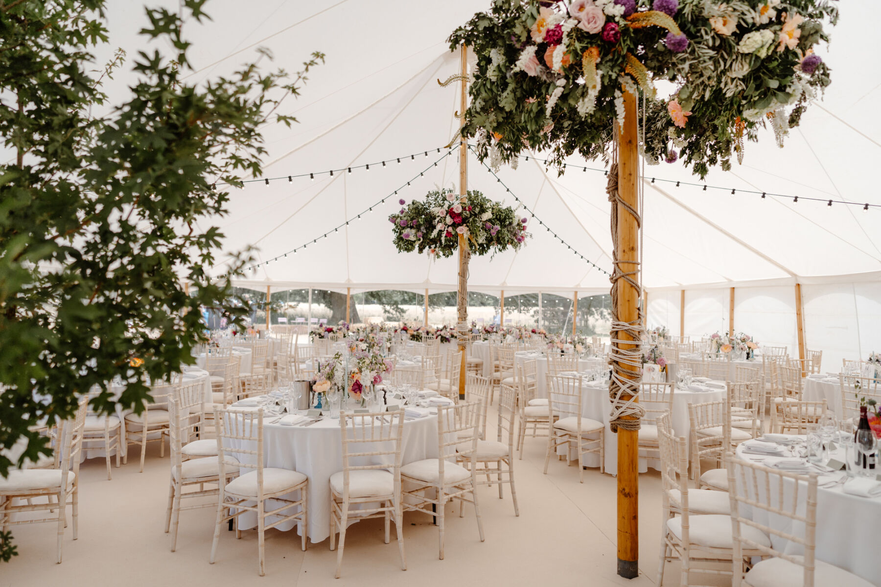 Kirsty, in a Floral Bridal Gown by Josephine Scott London For Her Flower-Filled Marquee Wedding at The Hoo in Rural Hertfordshire 44 Kirsty Jack 5Wedding Breakfast Speeches 3