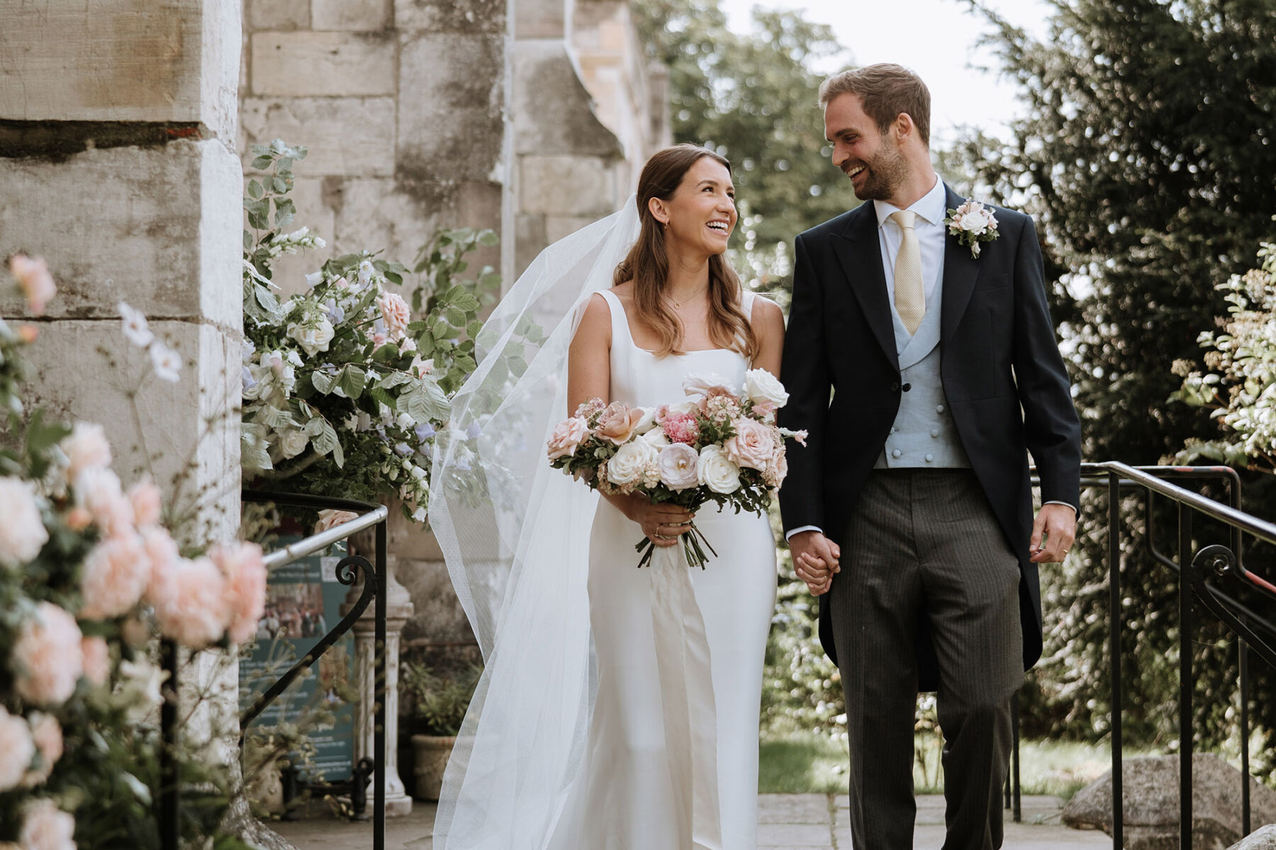 Classy classic elegant English country garden wedding