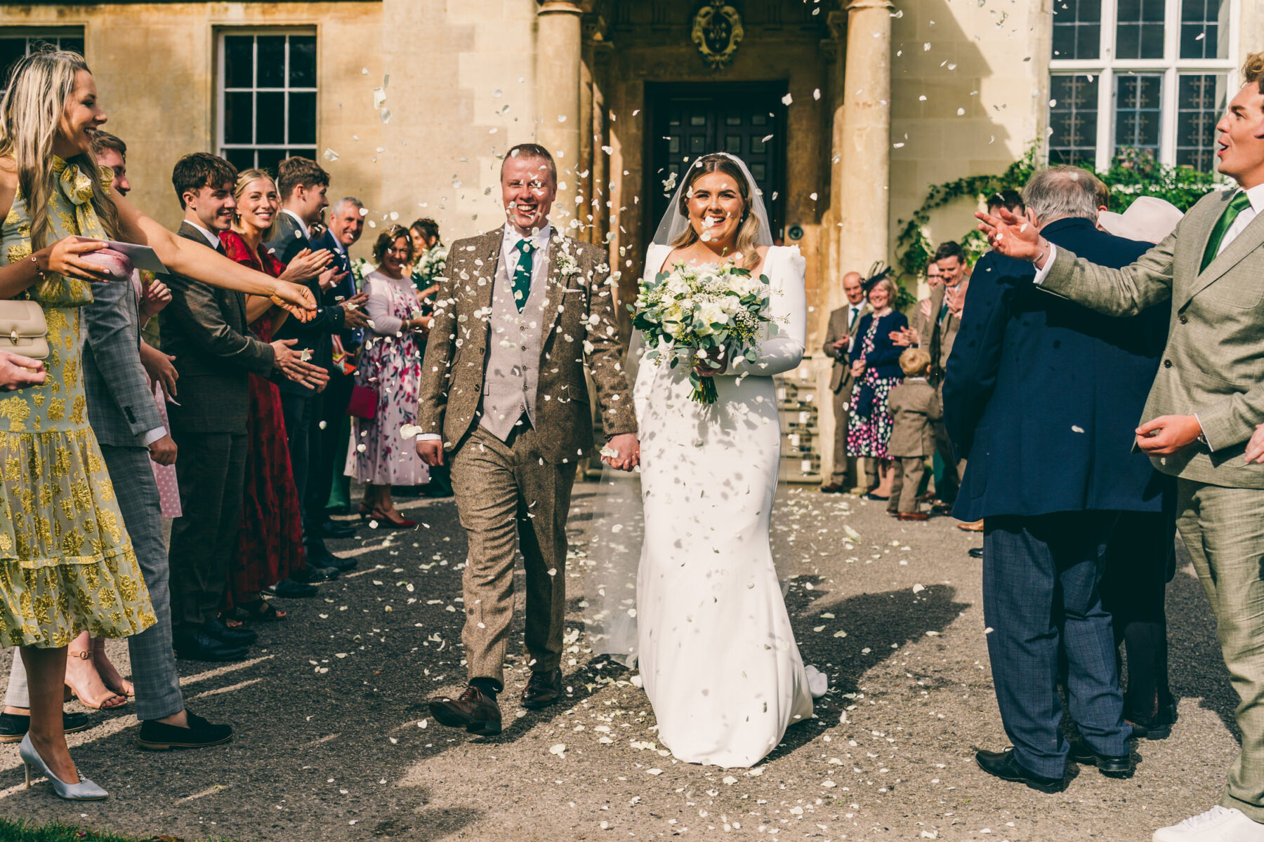 Elmore Court Wedding Confetti Suzanne Neville Bride