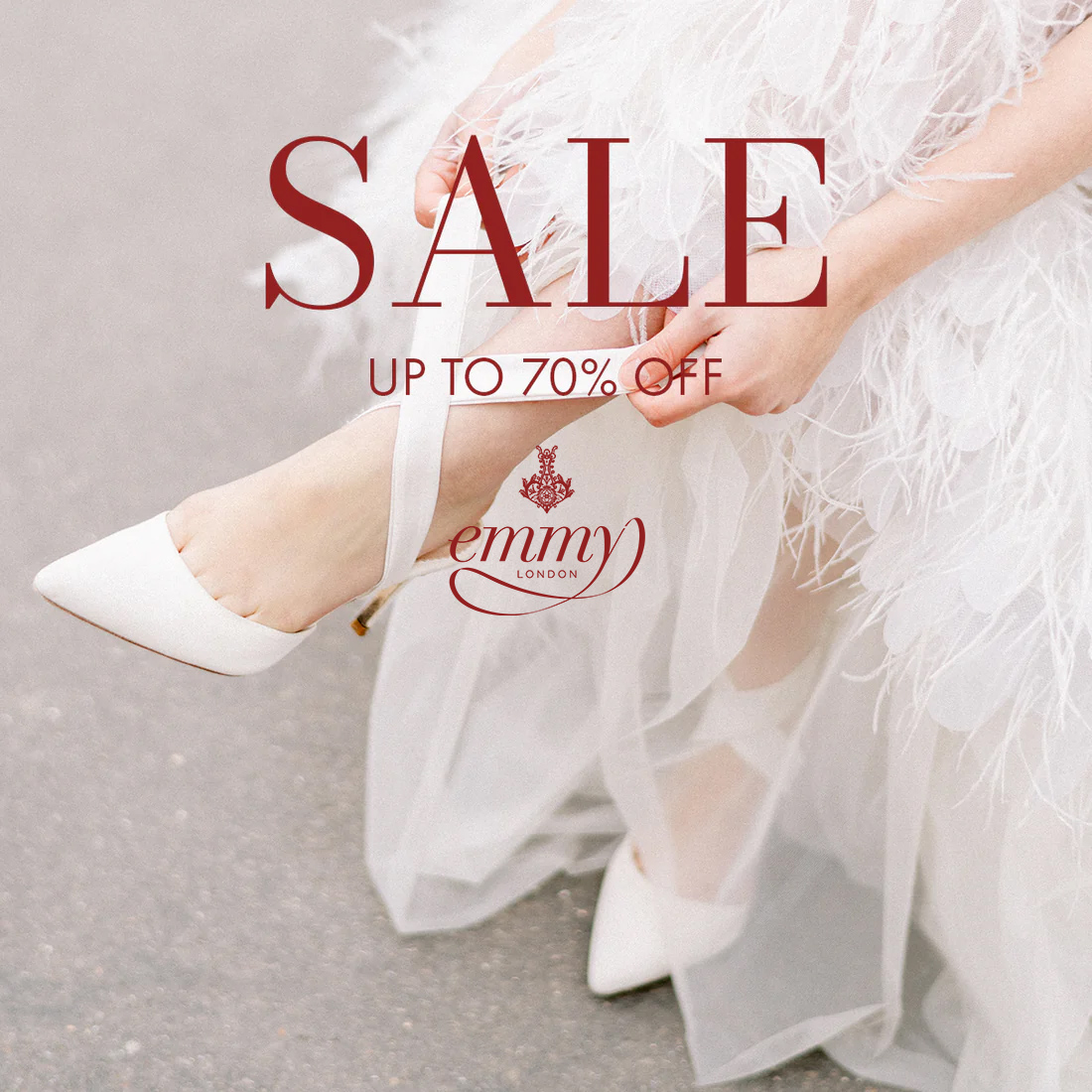 Emmy London wedding shoes sale