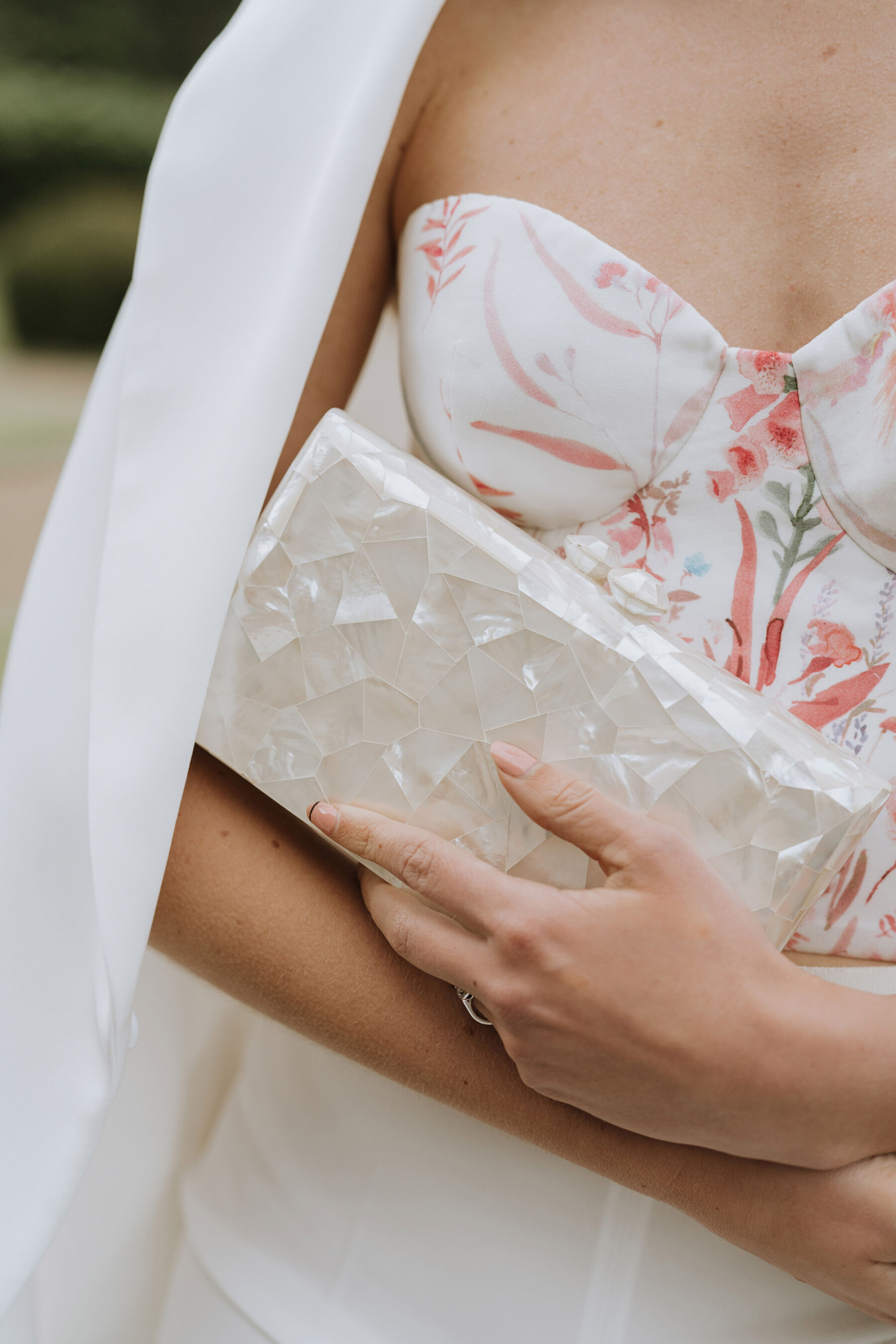 Mother of Pearl Bridal Clutch 2