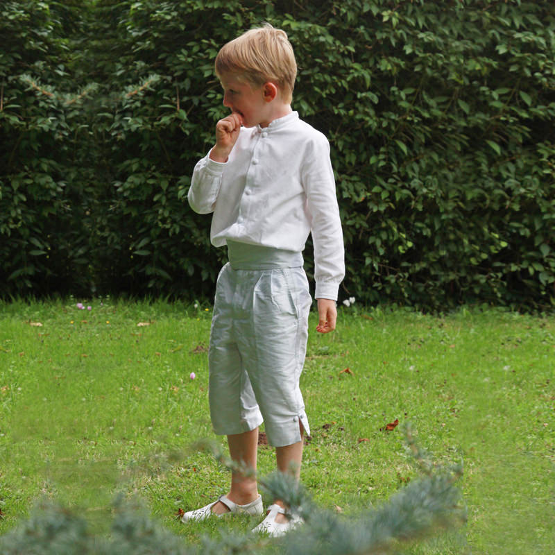 Page boy outfits for luxury weddings by French designer Little Eglantine