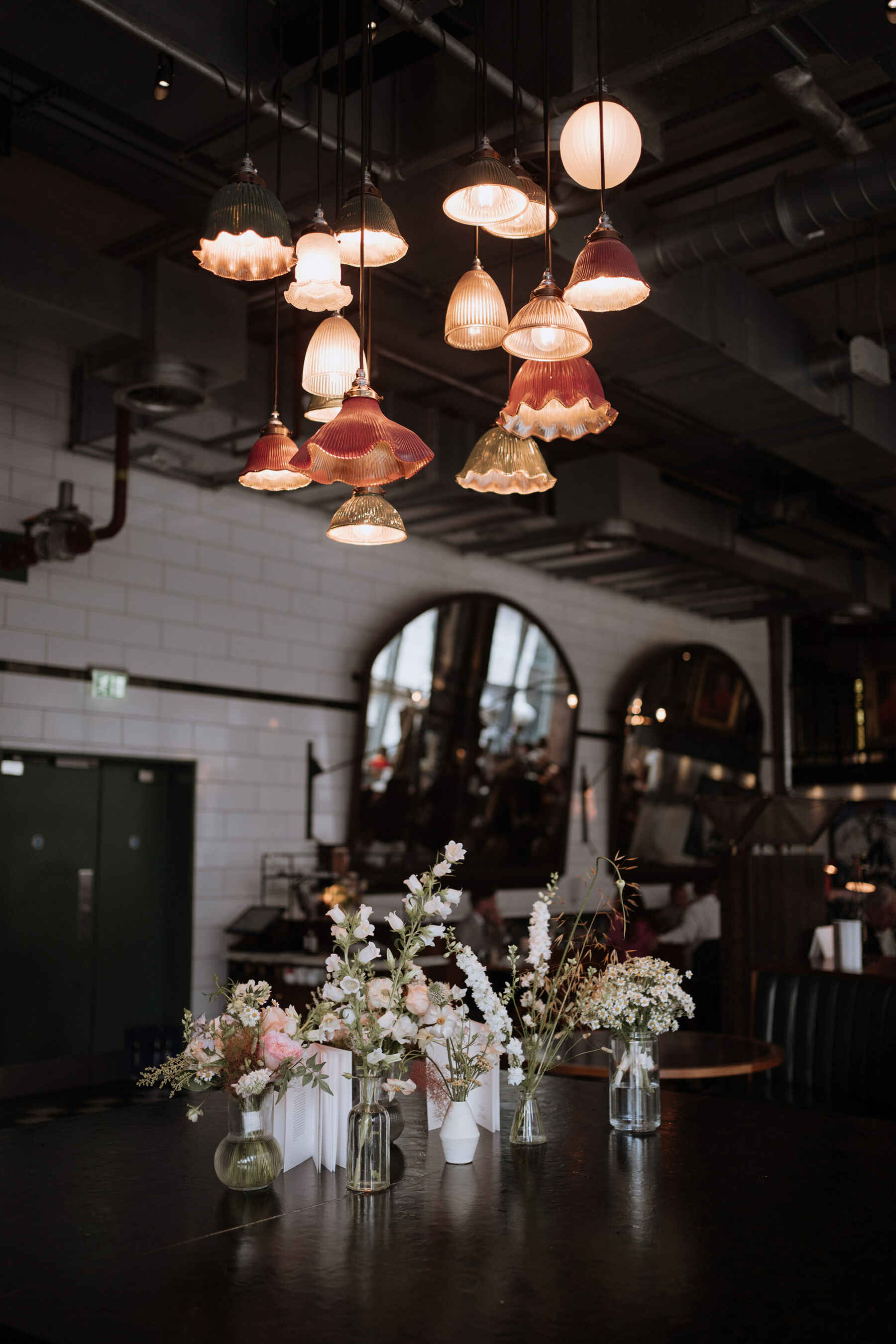 Emily in Eva Lendel for her Classy, Modern, City Wedding at Bread Street Kitchen in London 28 26 Eva Lendell wedding dress Georgina Harrison Photography 1