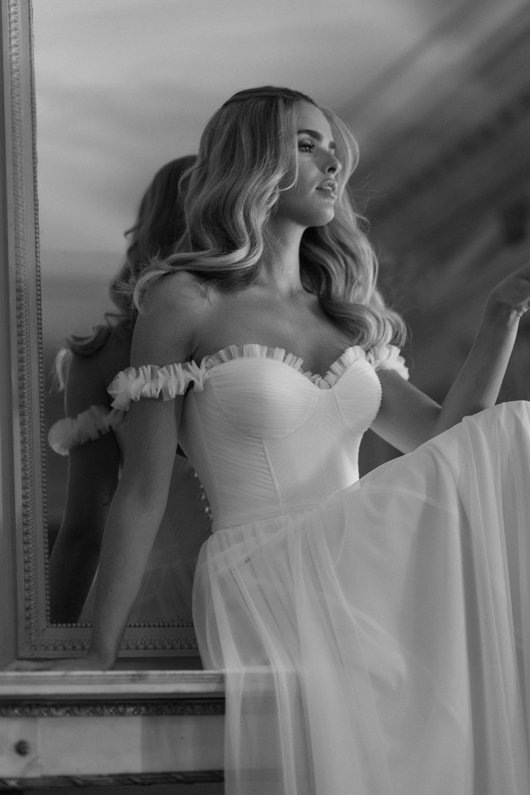 Suzanne Neville wedding dress at Carina Baverstock Couture