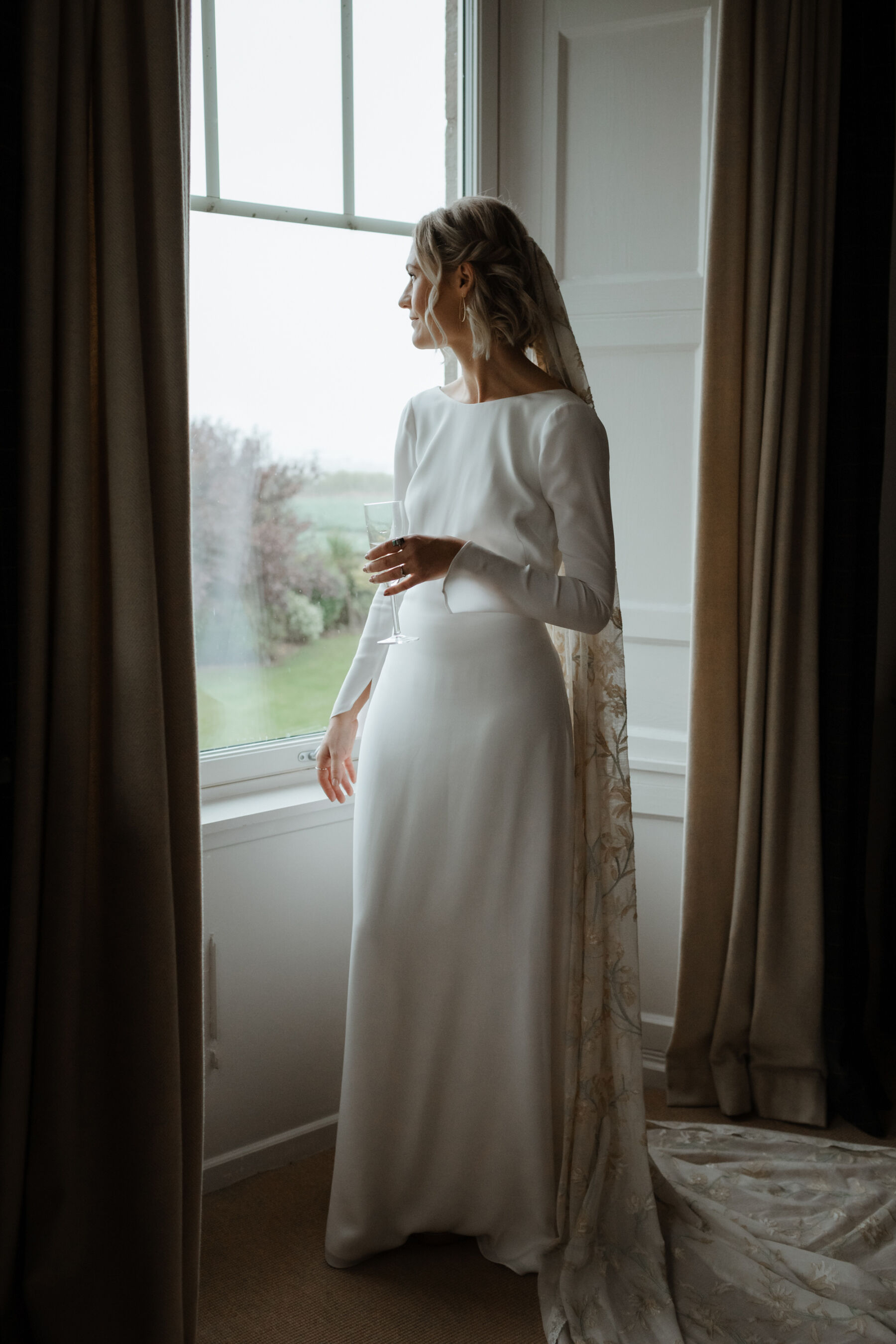 Indiebride London Dress｜Cow Shed Crail Wedding