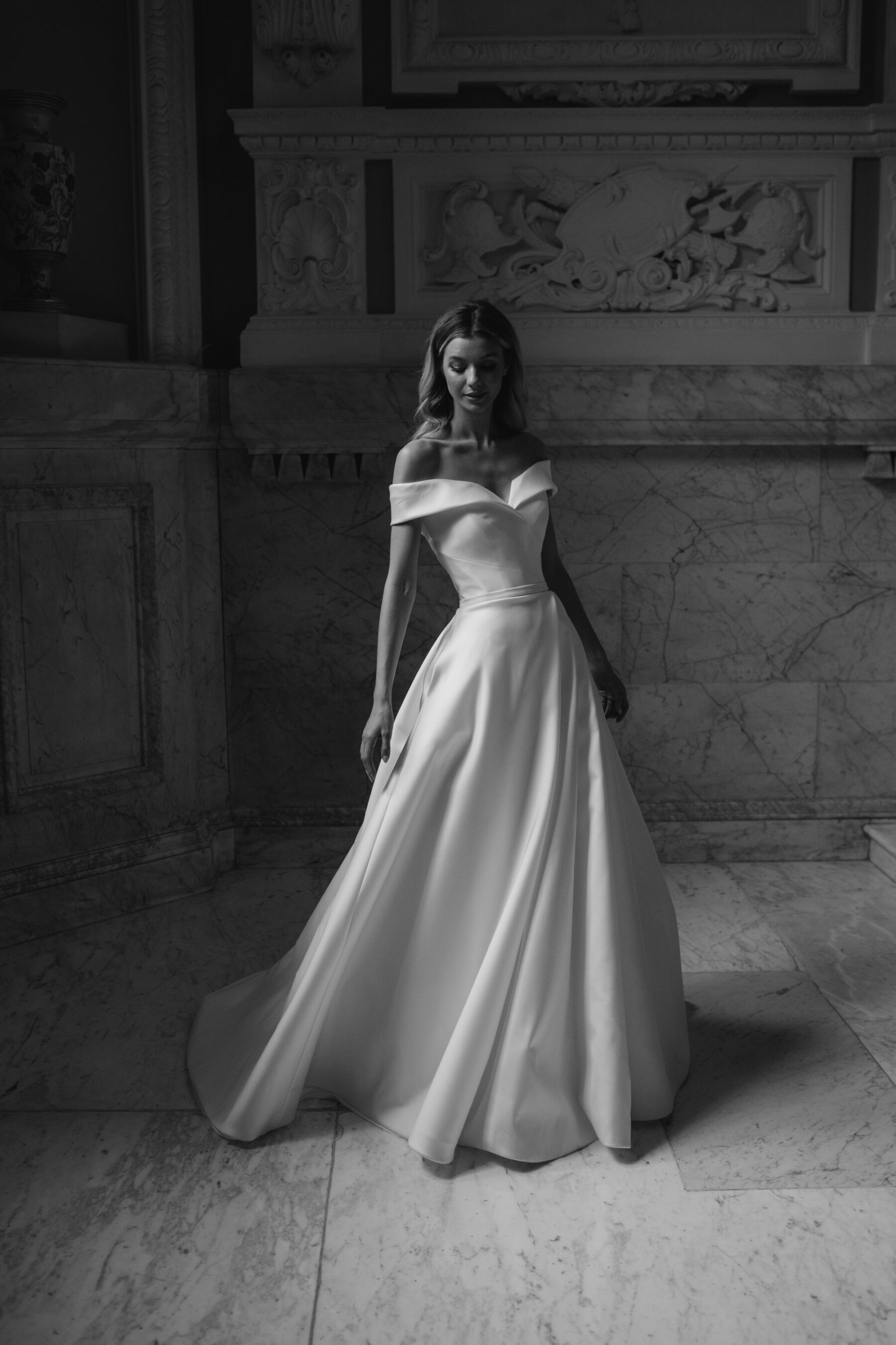 Suzanne Neville couture wedding dress at Carina Baverstock Couture