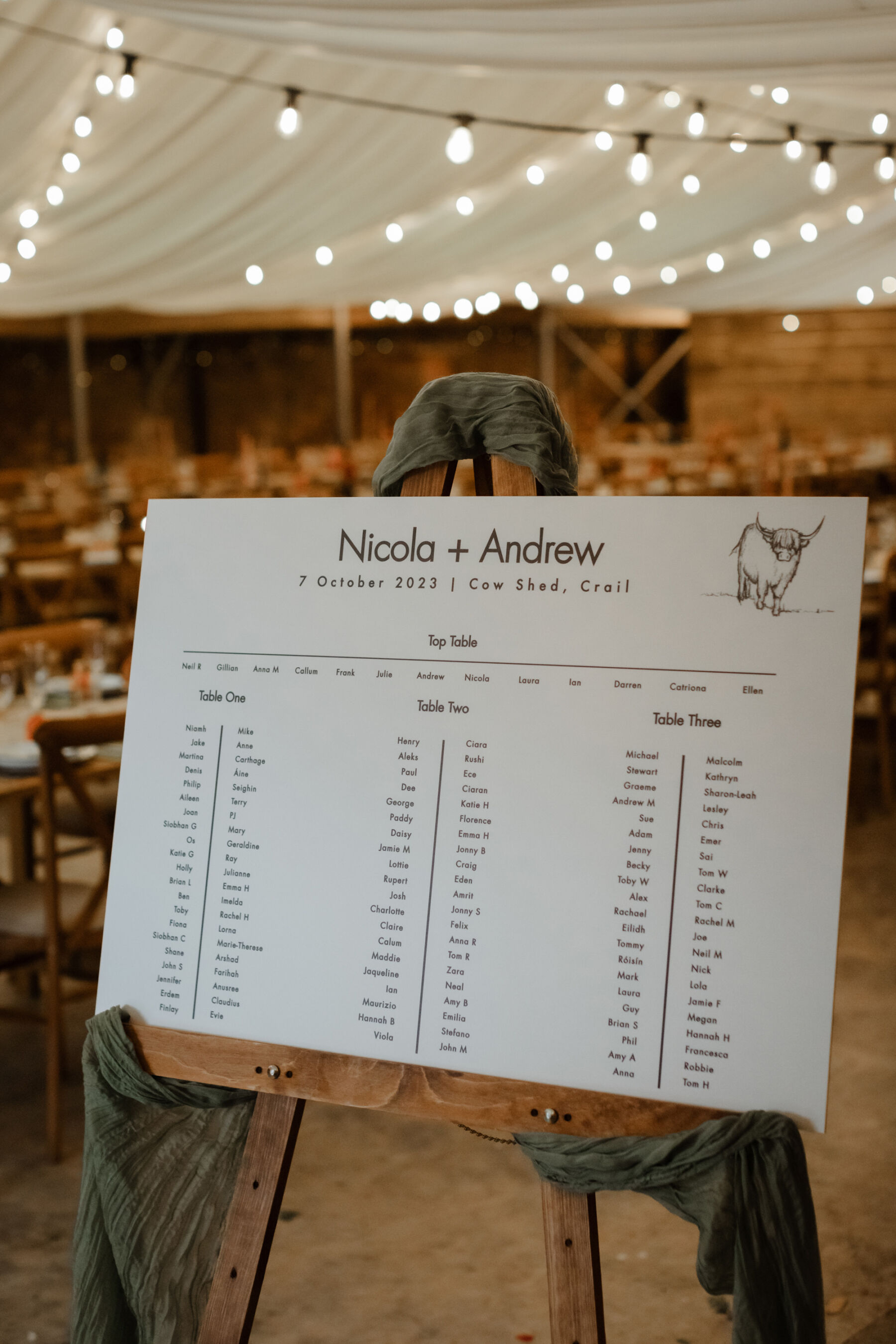 Nicola, Wearing Indiebride London, For Her Charming Rustic & Rural Autumn Wedding at The Cow Shed in Crail 43 91 Indiebride London wedding dress Cow Shed Crail Caro Weiss Photography
