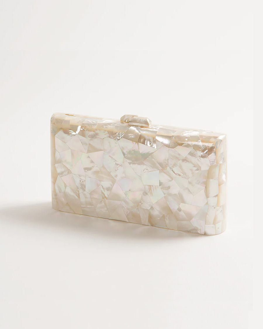 Aphrodite Mother of Pearl Ivory Bag