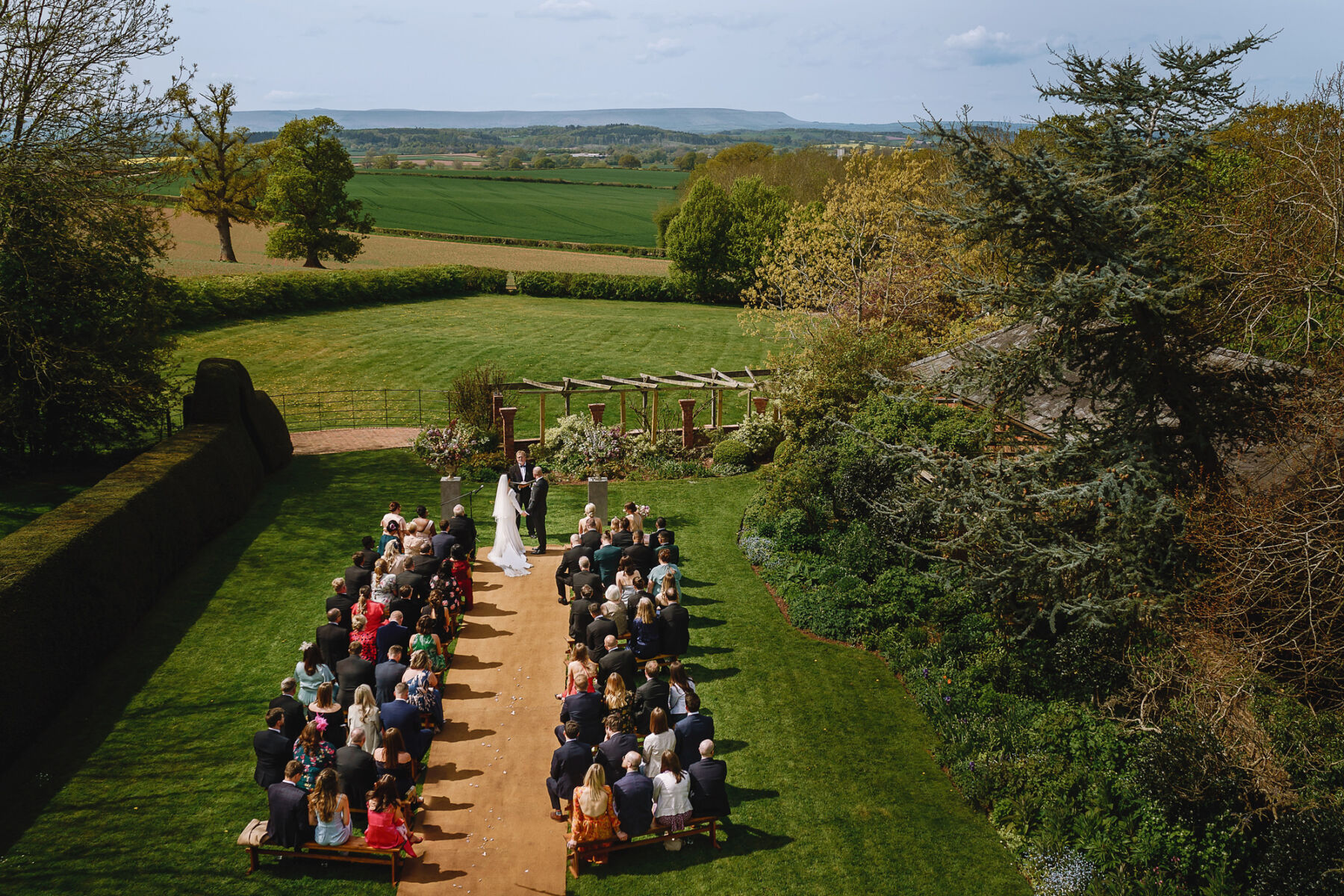 Dewsall Court, country house wedding venue in Herefordshire