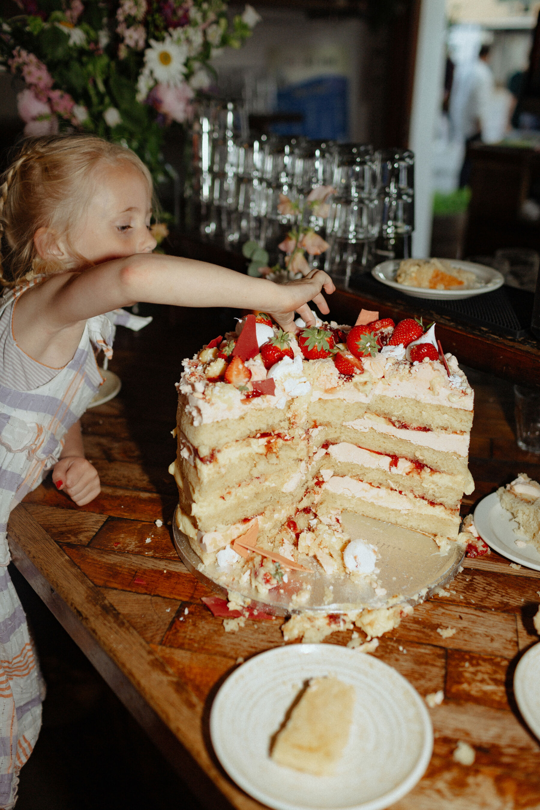 Eton Mess wedding cake