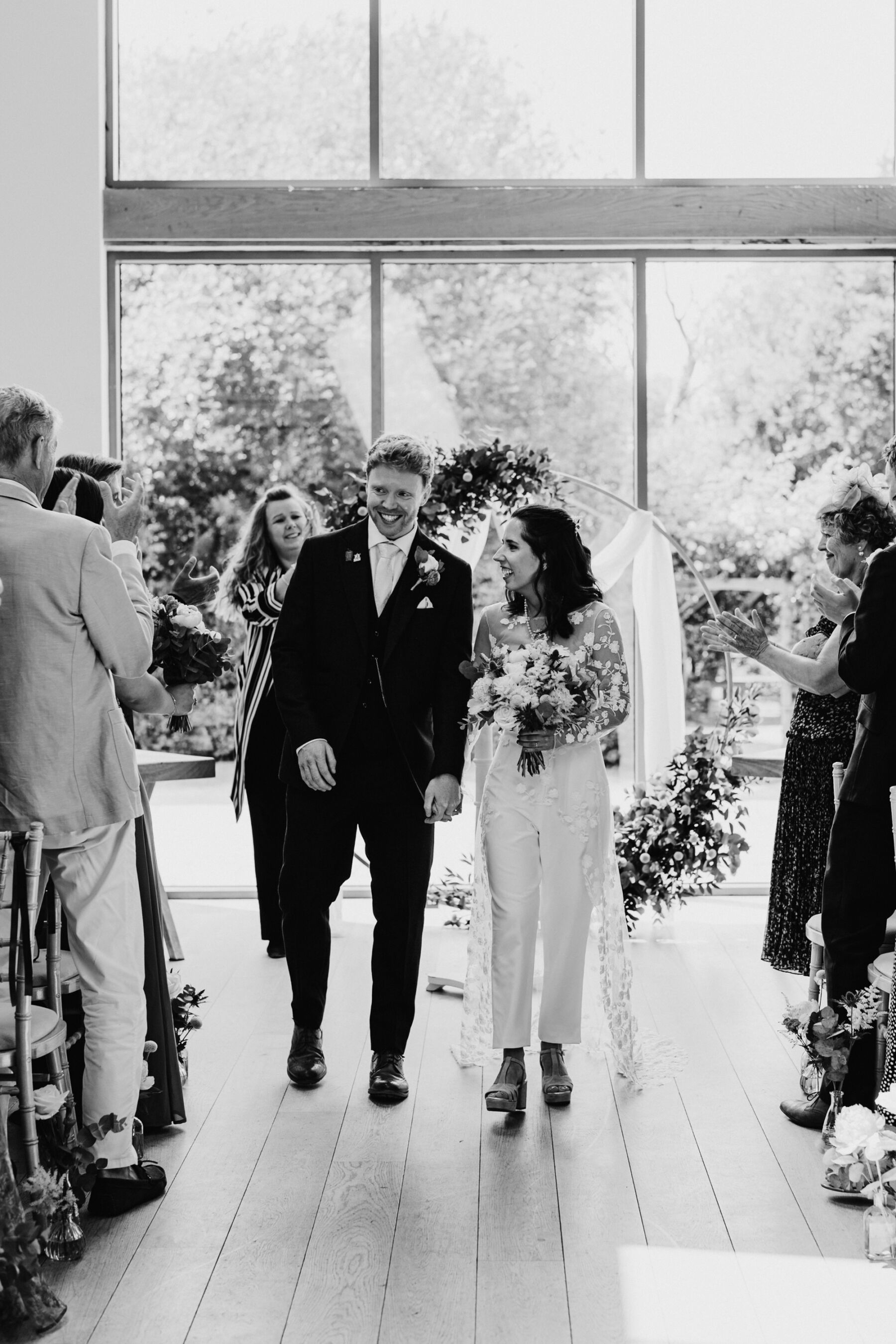 Andjela in the Patsy Jumpsuit by Rime Arodaky For Her Fun and Exuberant Millbridge Court Wedding 26 Millbridge Court Wedding Rime Arodaky Bride 160