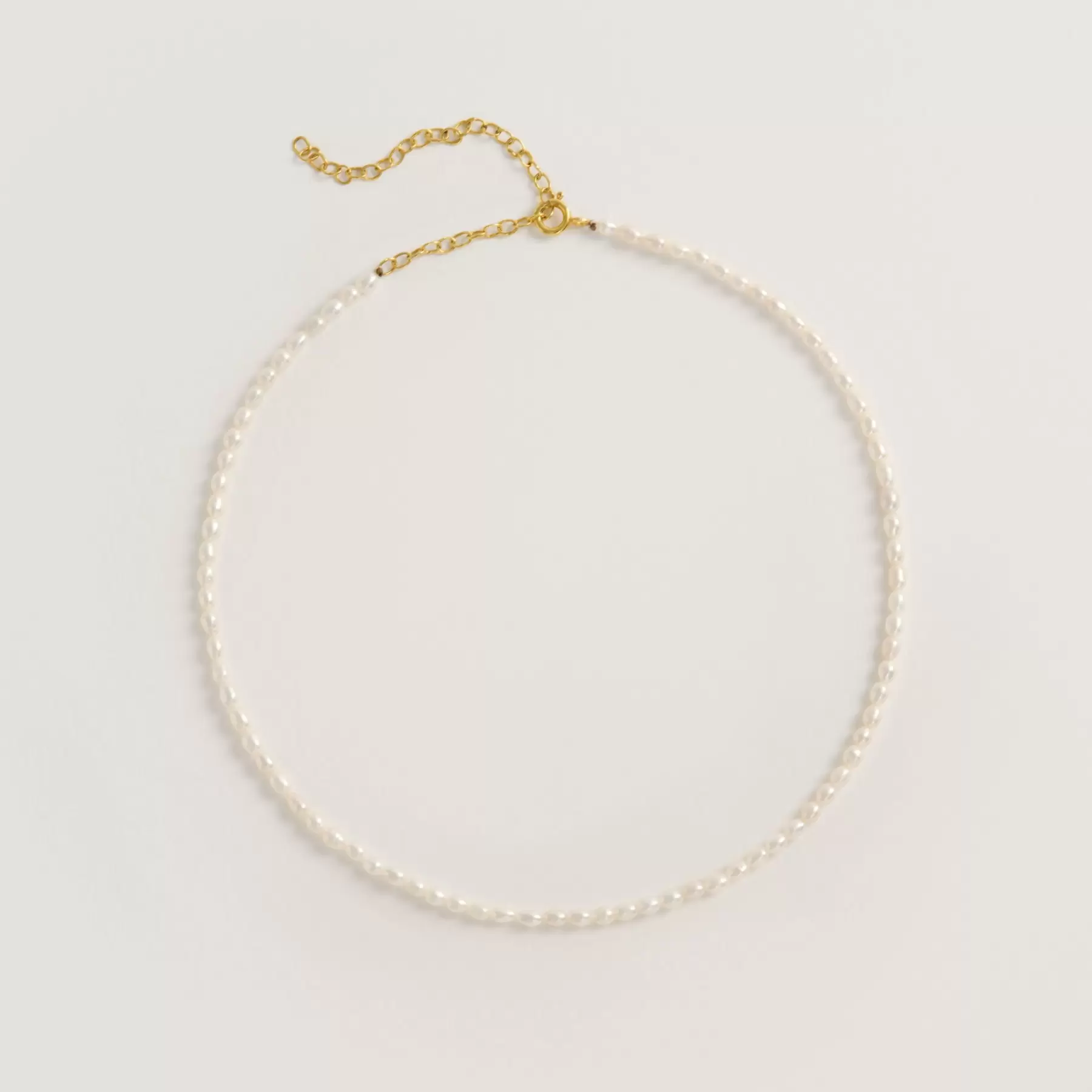 Rice Pearl Necklace | L