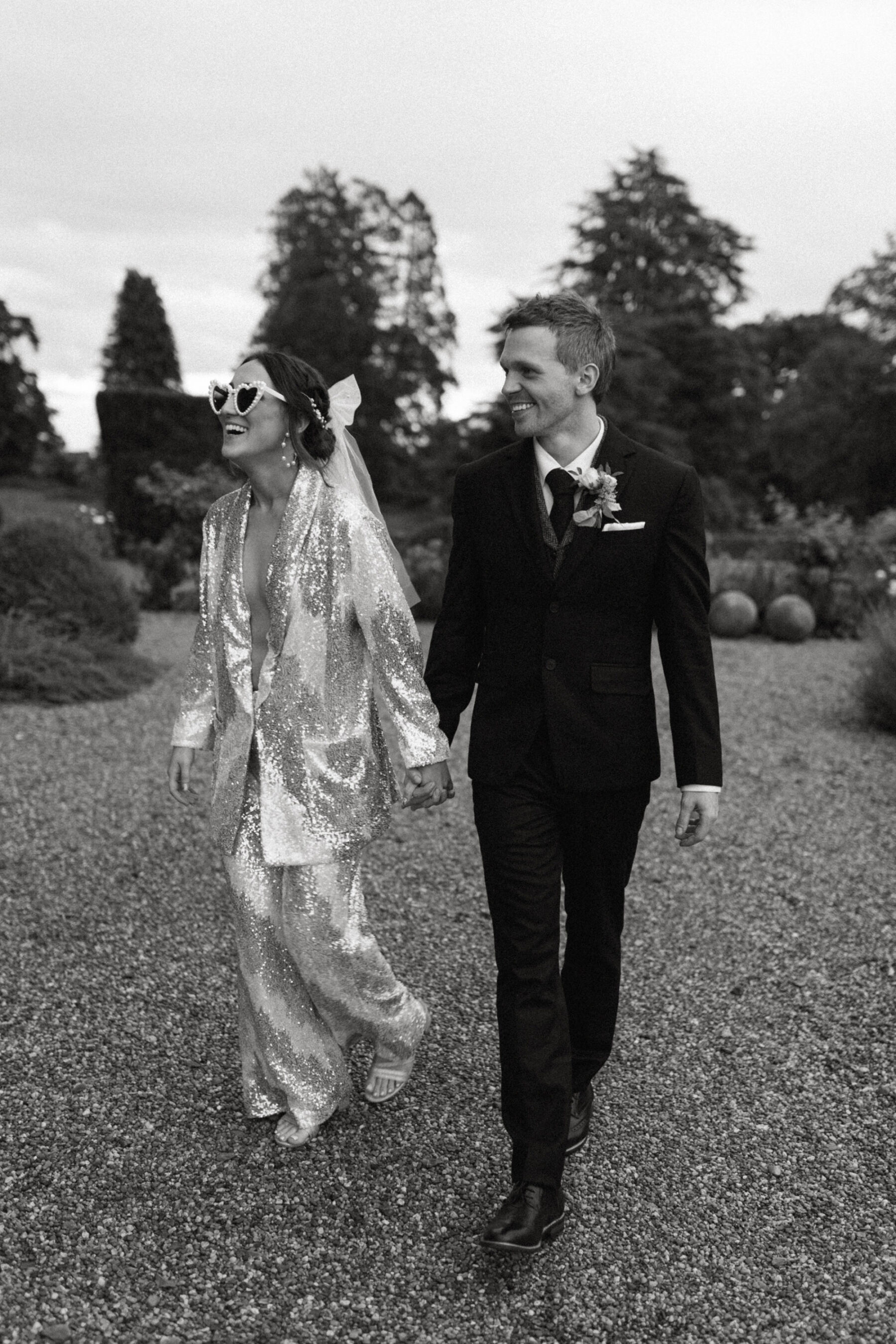 An Anti-Bride Look for Sam & Her Non Traditional Wedding at Huntsham Court, Devon