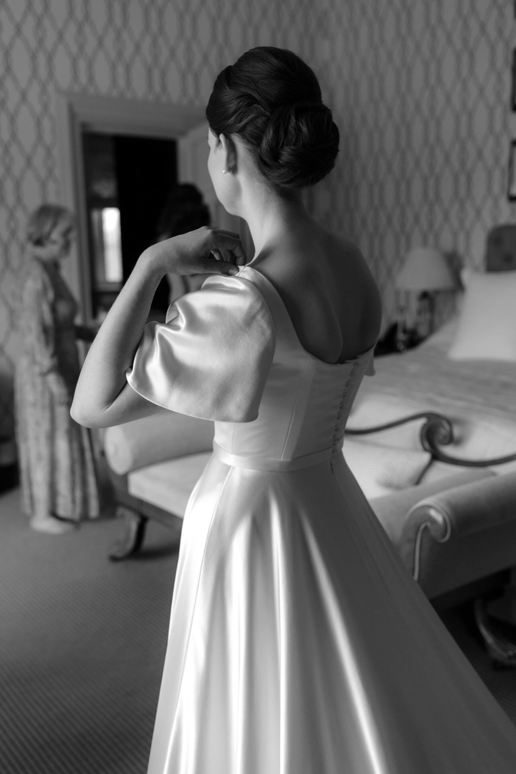 Amy in Andrea Hawkes Bridal for her Elegant Spring Wedding at Cowdray House 14 Cowday House Wedding Andrea Hawkes Bride 11