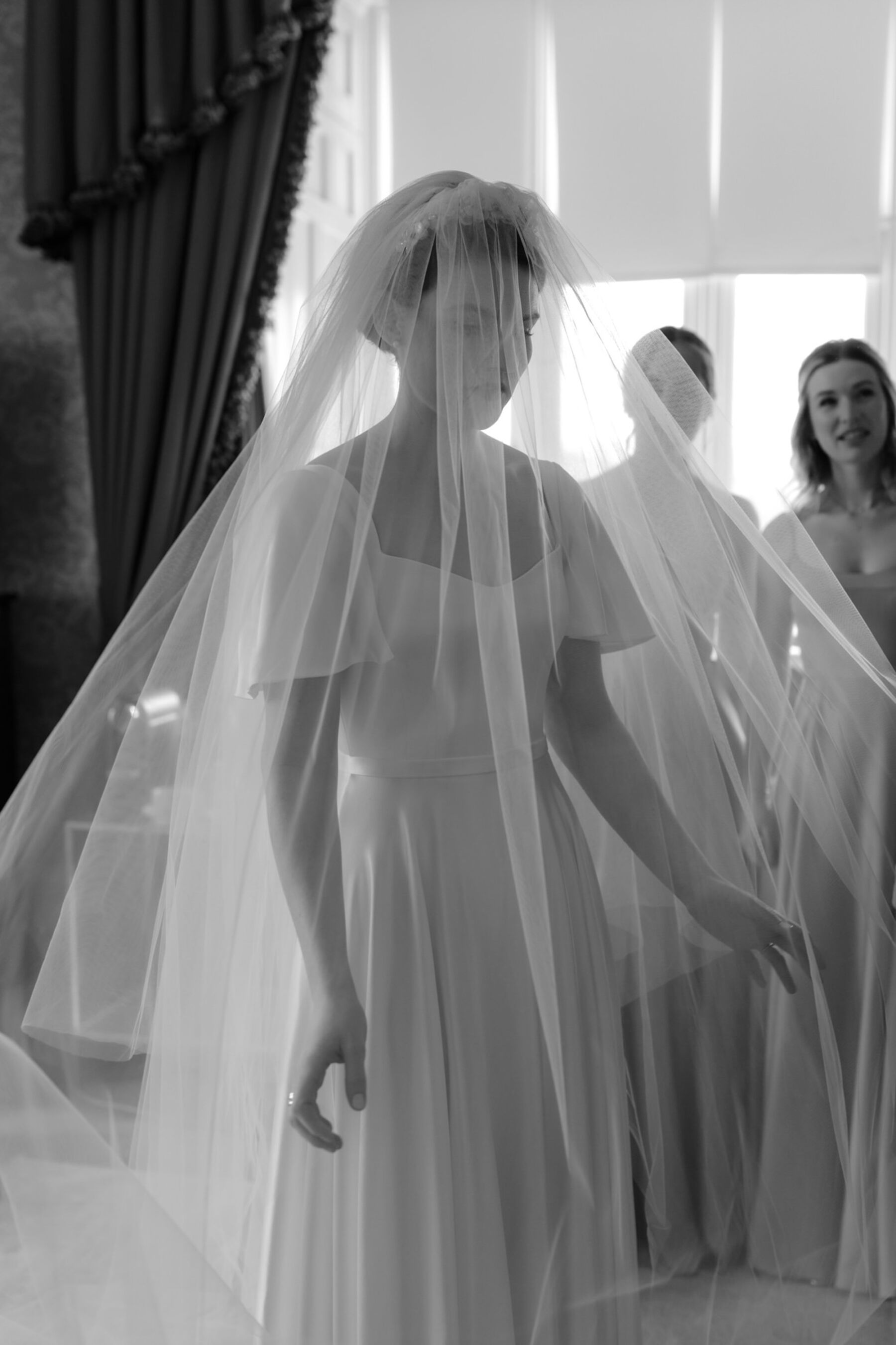 Amy in Andrea Hawkes Bridal for her Elegant Spring Wedding at Cowdray House 15 Cowday House Wedding Andrea Hawkes Bride 16