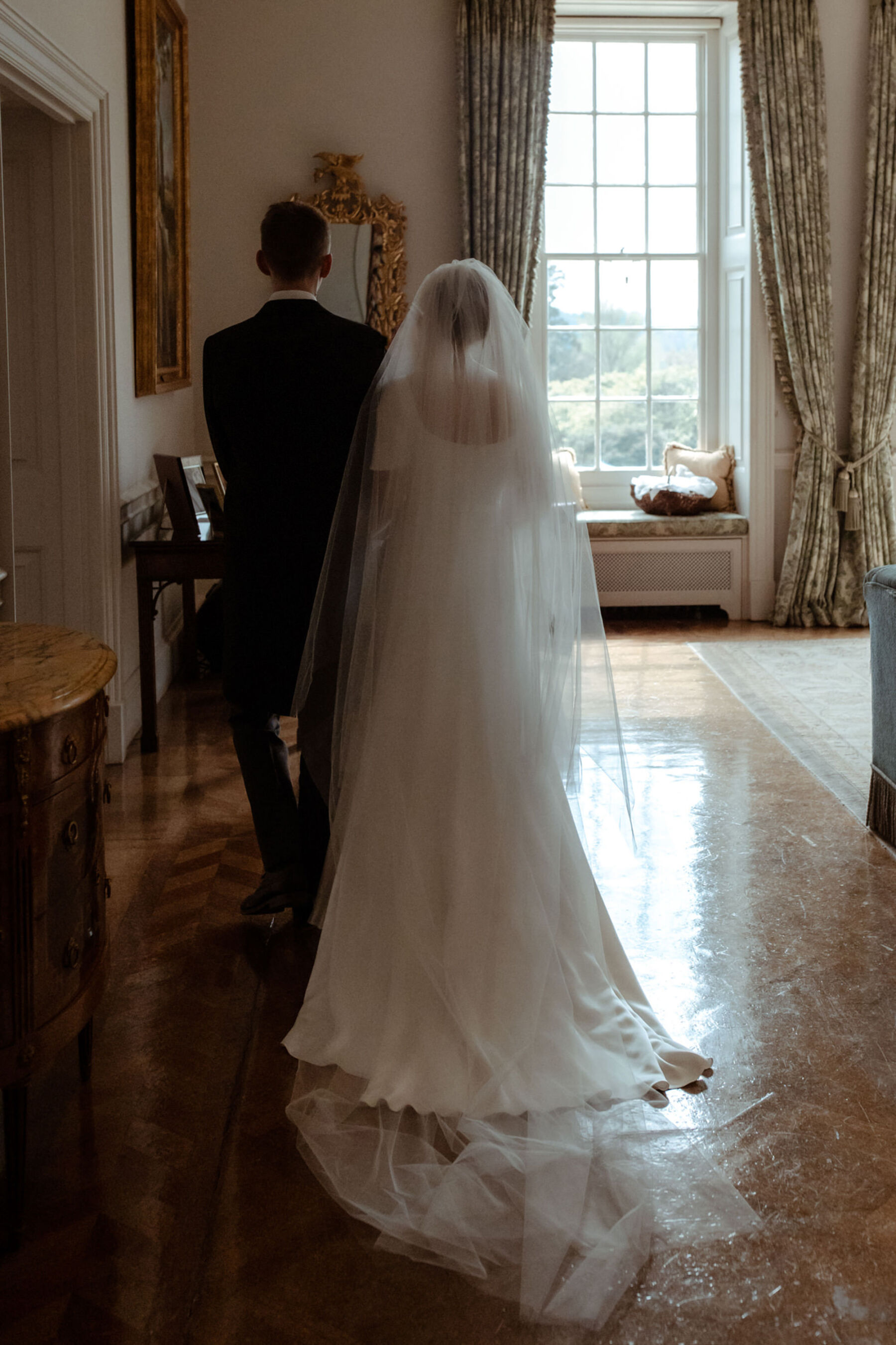 Amy in Andrea Hawkes Bridal for her Elegant Spring Wedding at Cowdray House 23 Cowday House Wedding Andrea Hawkes Bride 39