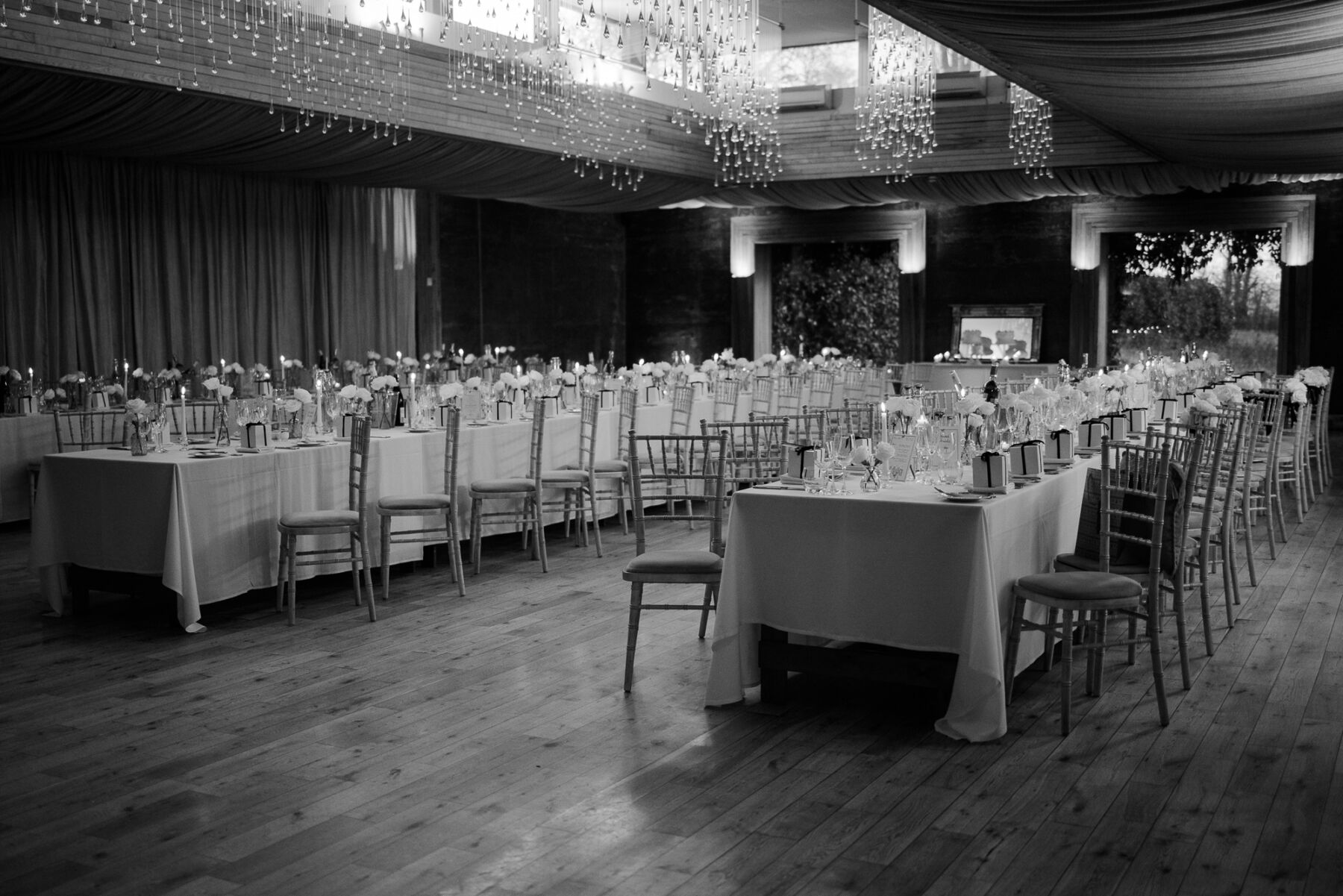 Clarissa and Oli's Old Money Wedding at Elmore Court with a Milla Nova Dress & Champagne Tower 33 Milla Nova bride Elmore Court Winter Wedding 190