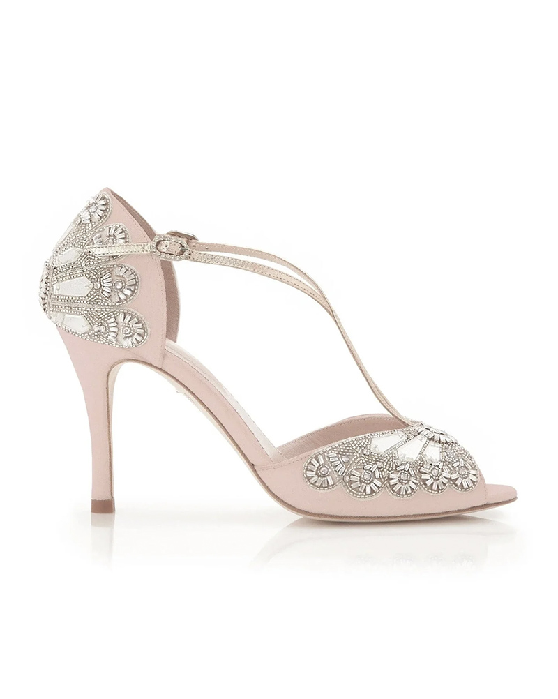 Arabella High Heel Pink Wedding Shoes