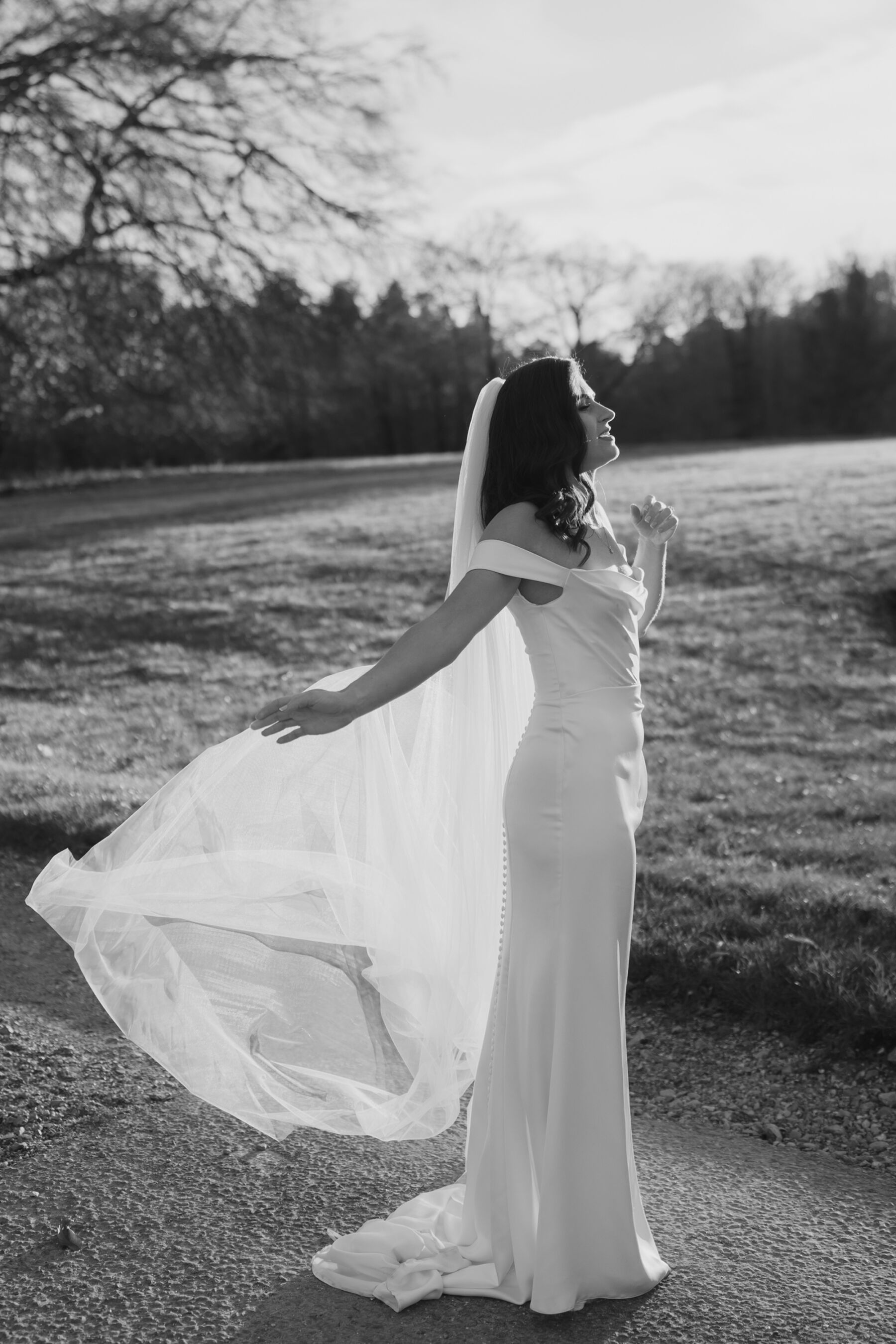 Olivia, in Jenny Yoo, for her Elegant Winter Wedding at Somerley House in The New Forest 17 Someley House Wedding Winter 104