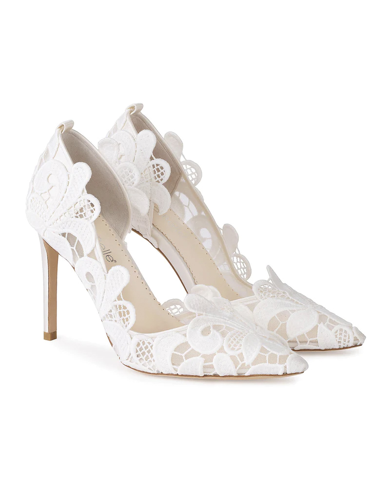 Swan Lake inspired Lace Wedding Shoes