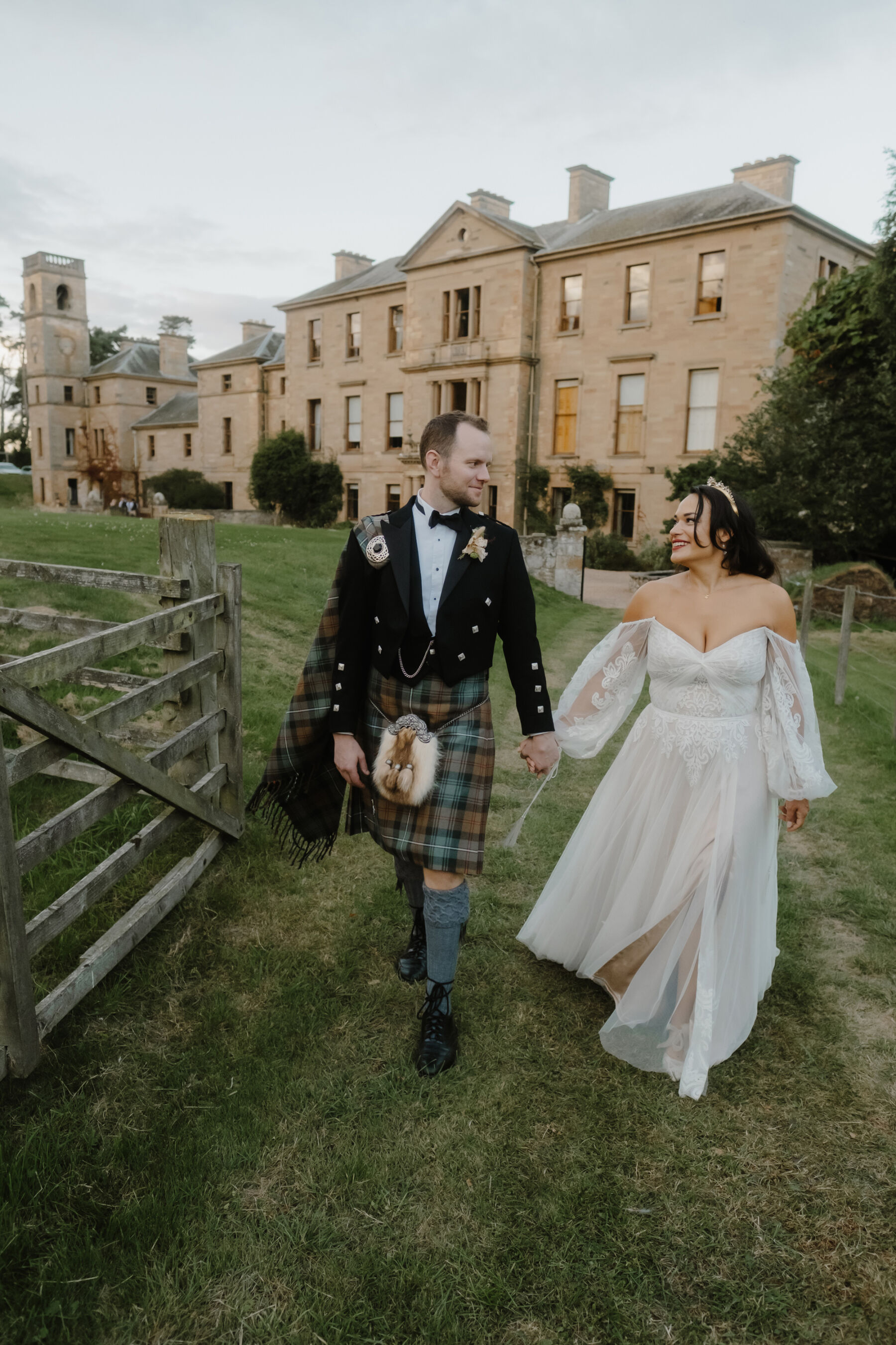 Cambo Estate Wedding Scotland Willowby by Watters Bride 104
