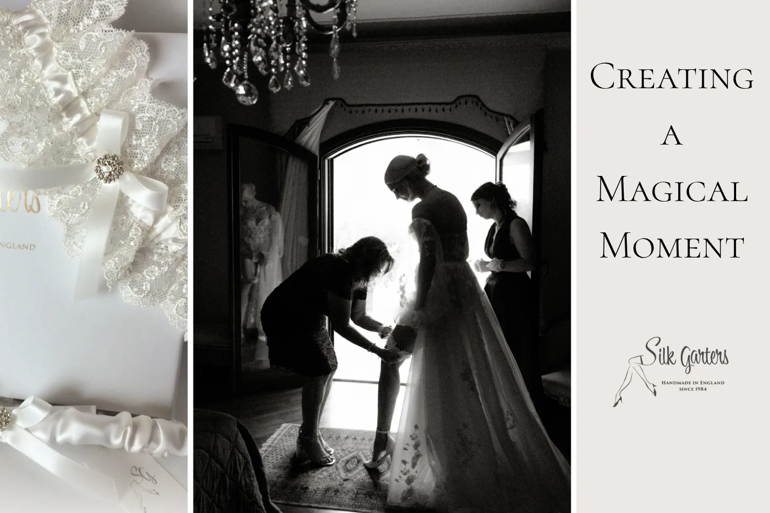 Creating a magical moment3 - A Joyful 1960s Inspired Mod Wedding at House for an Art Lover, Glasgow Silk Garters