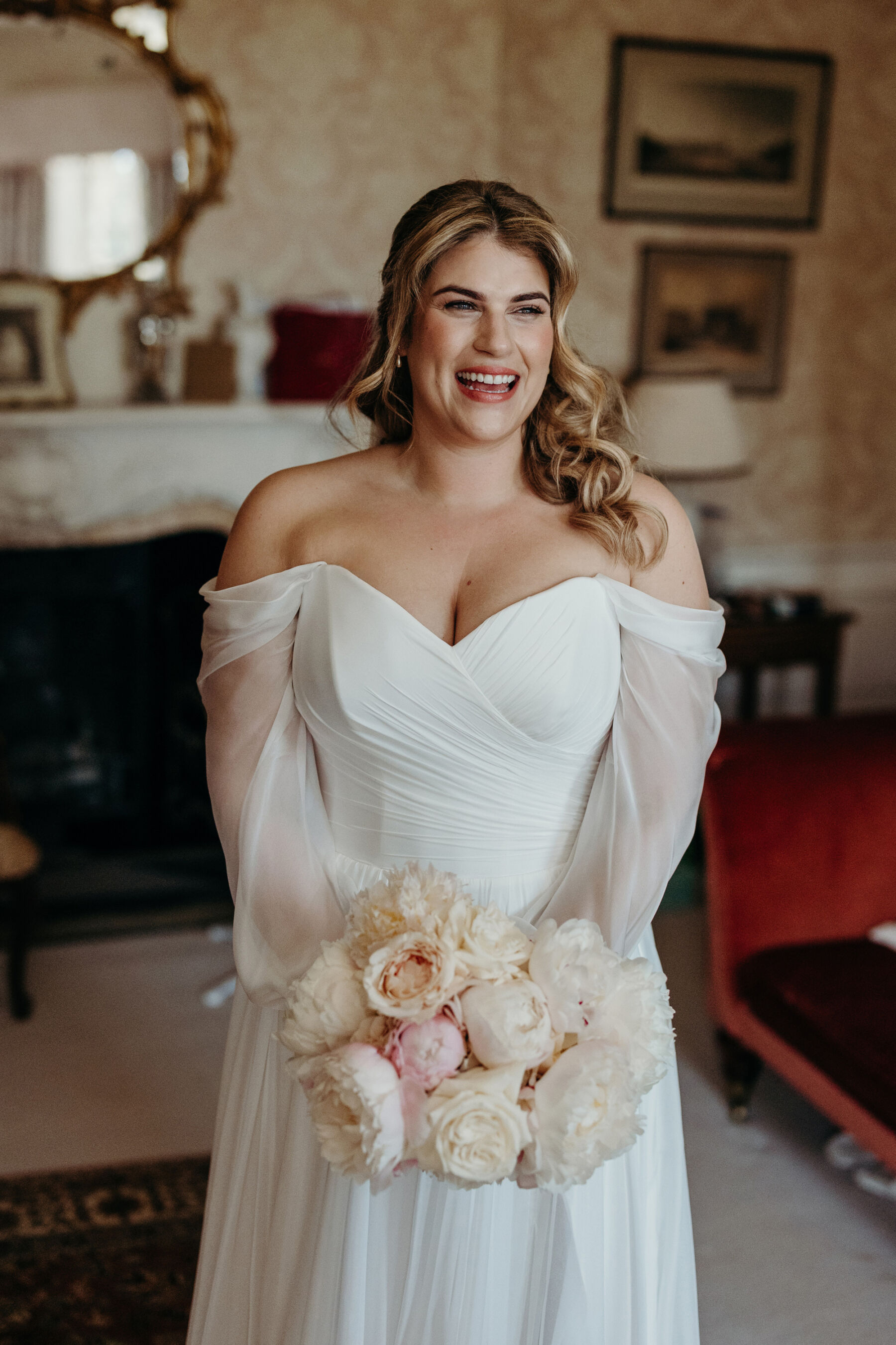 An Elegant Spring Wedding at Pylewell Park, Inspired by Soft, Romantic, Pastel Flowers 5 Pylewell Park Wedding Suzanne Neville Bride 40