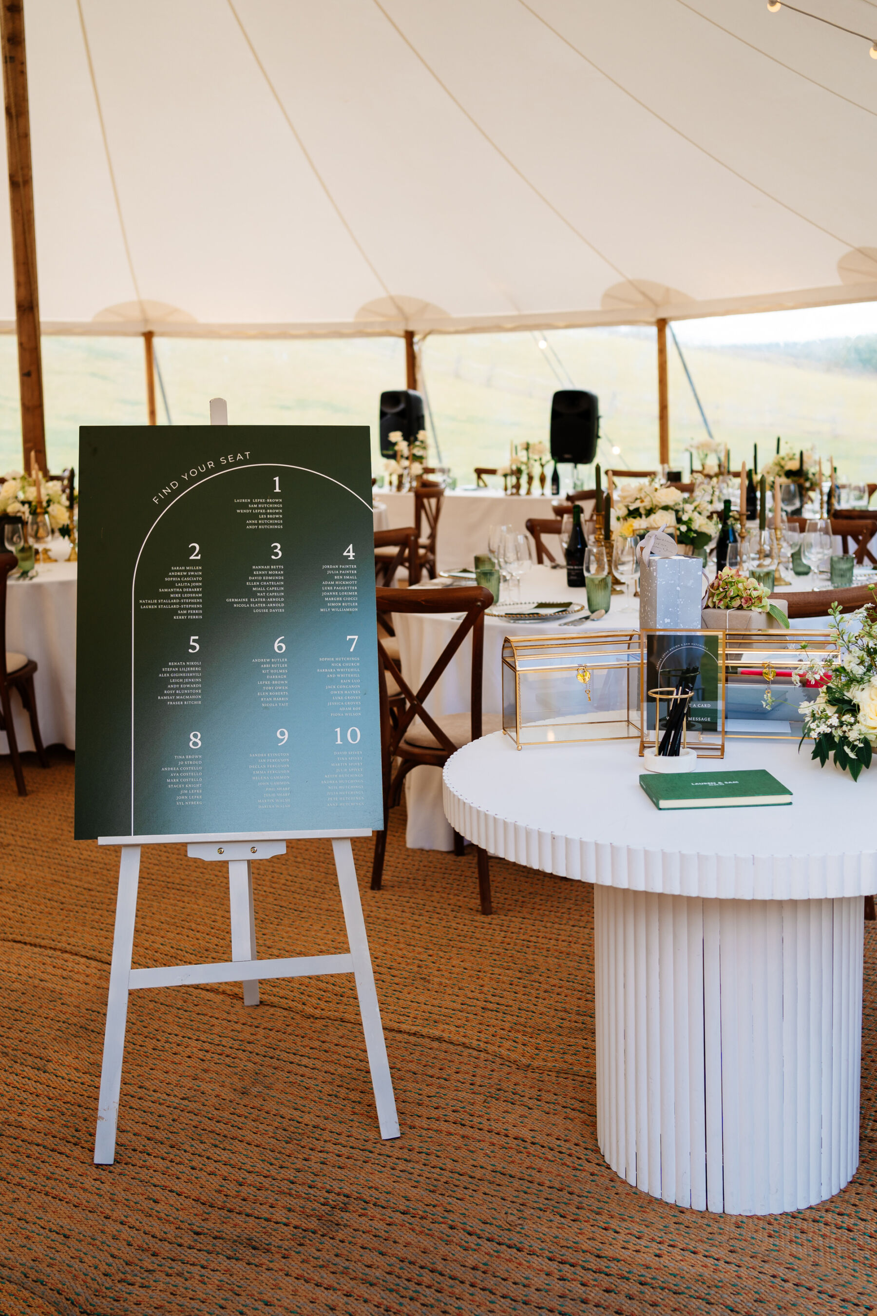 Toni Maticevski Glamour for a Chic & Elegant Marquee Wedding at Greenhill Farm 29 Toni Maticevski dress Greenhill Farm wedding 52