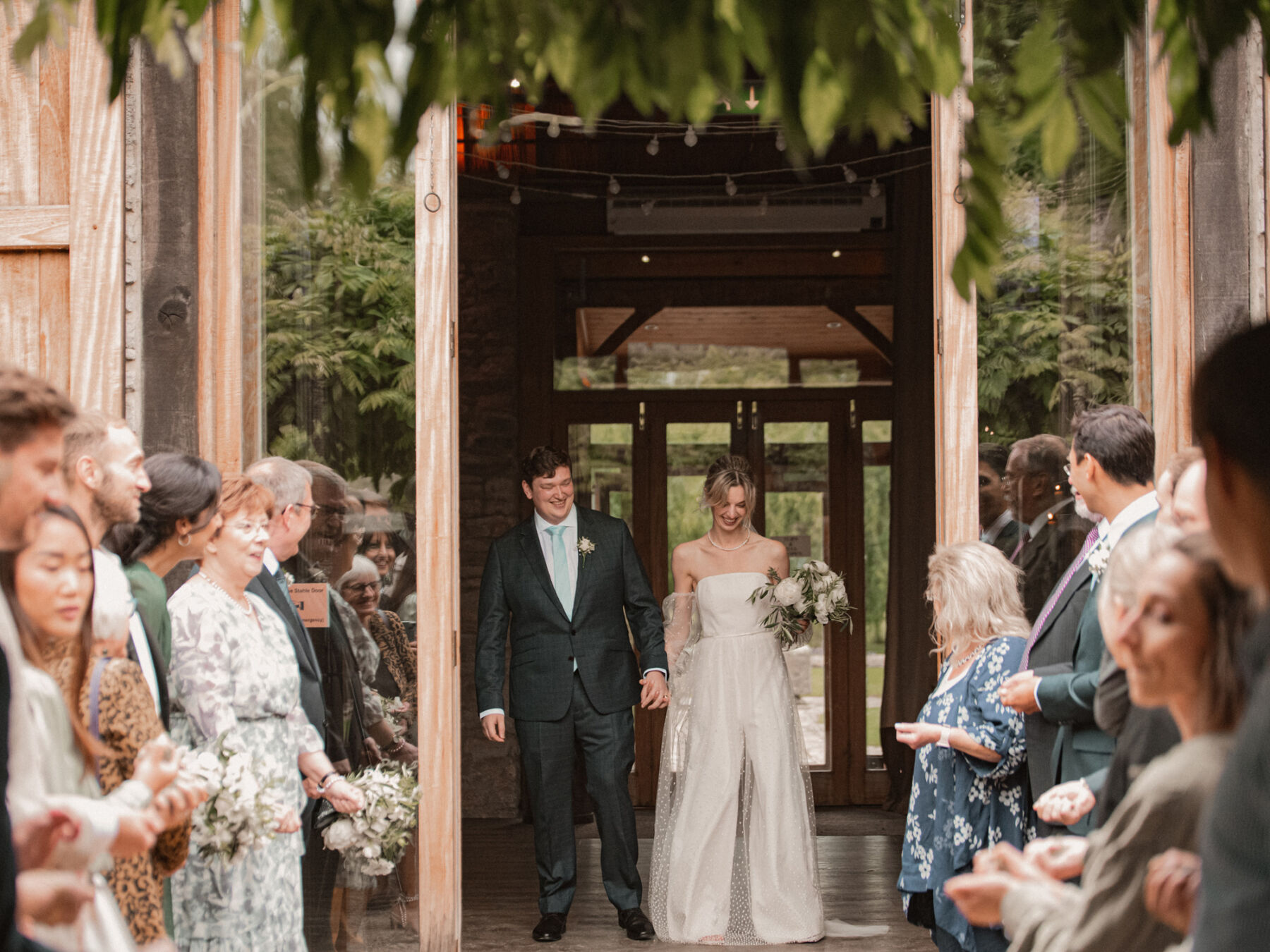 Real bride getting married at Tythe Barn in the Cotswolds.