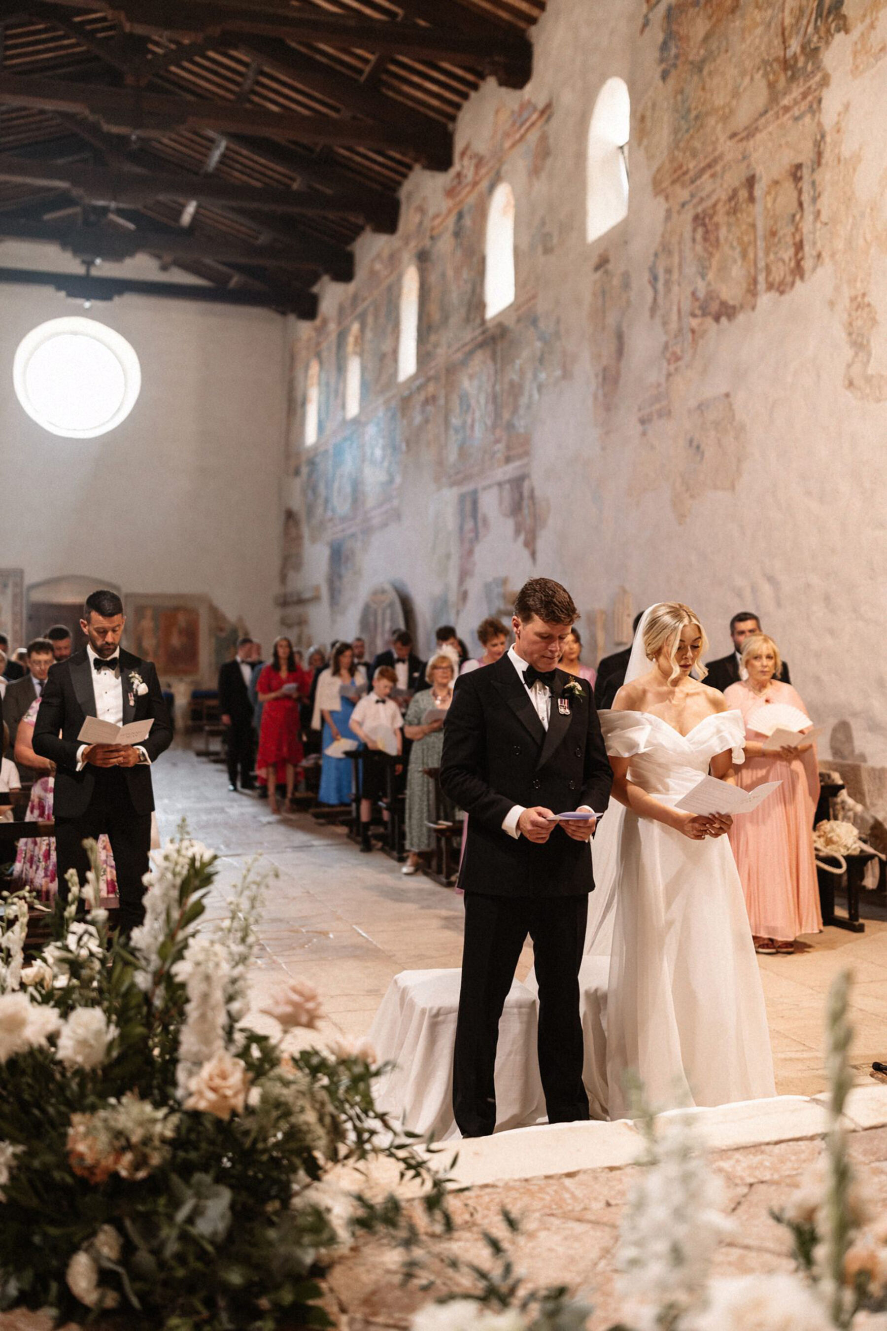 Rebekah in Alon Livne for her Elegant Italian Wedding at Abbazia San Pietro in Valle 13 Wedding Abbazia San Pietro Valle Italy 24