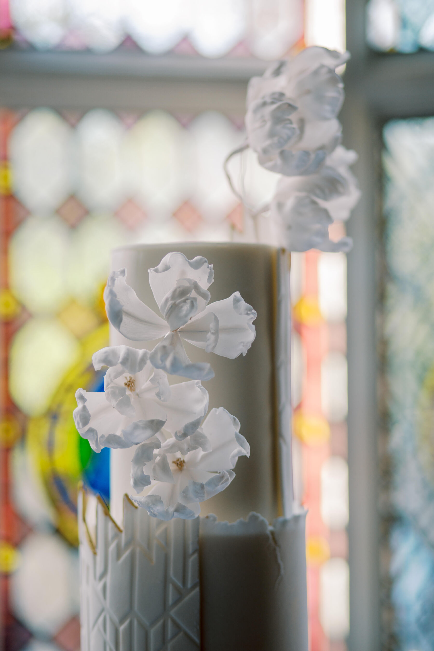 Gothic Architecture Inspired Wedding Styling, at Strawberry Hill House 18 Elegant Gothic architecture inspired wedding cake by Louise Hayes Cake Design.
