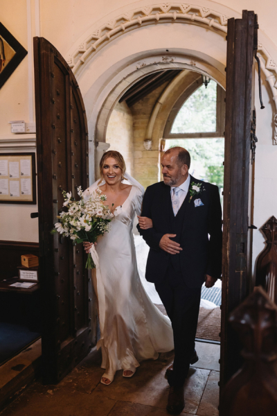 The Bride Wore a 1920’s Inspired Jane Bourvis Bridal Gown for her Wedding on the Family Farm