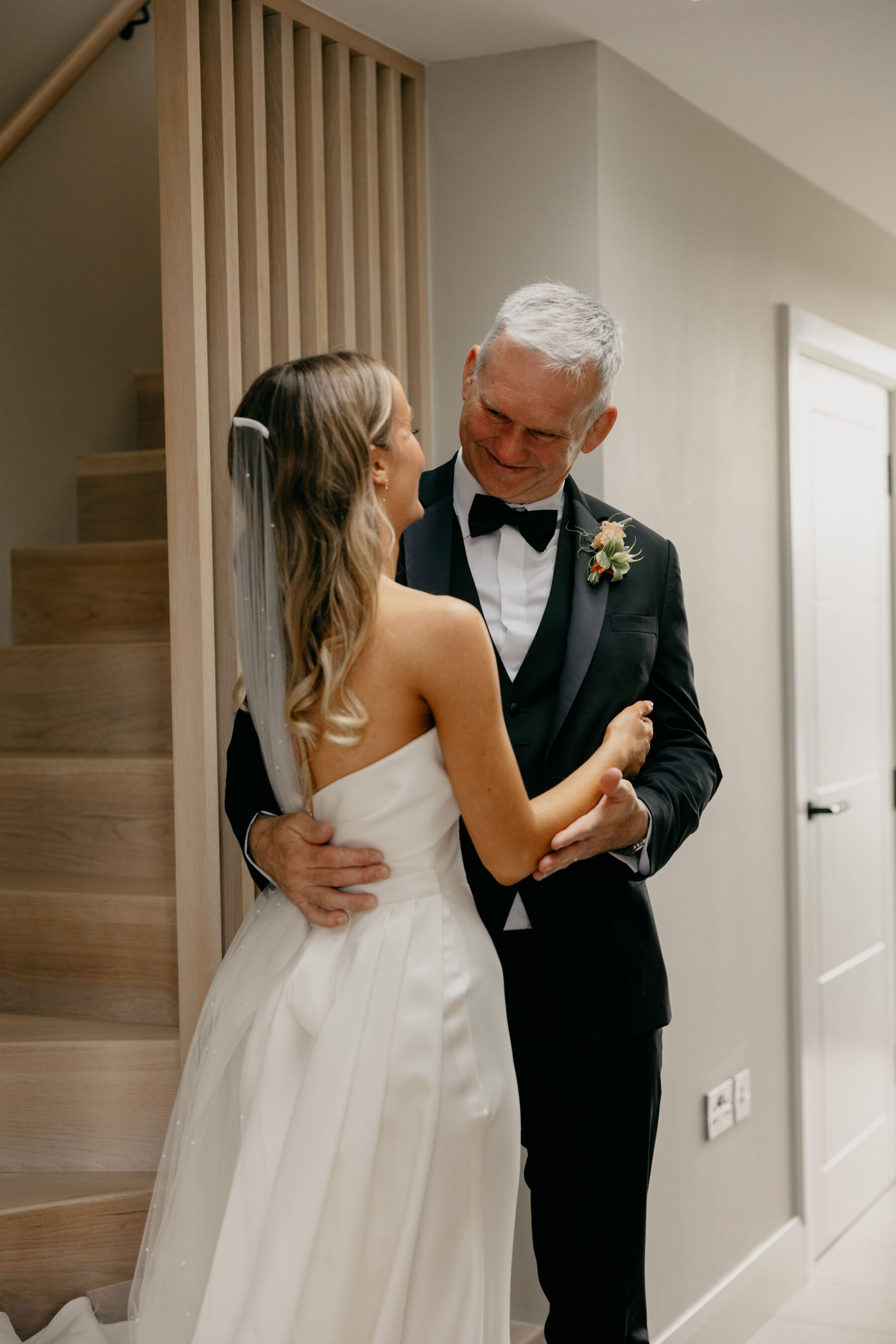 Emily in Eva Lendel For Her Elegant Modern Wedding at The Magheramorne Estate 12 27 Magheramorne Estate wedding Eva Lendel bride